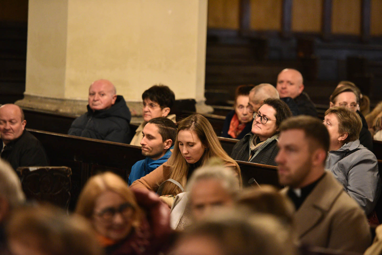 Ukraiński Chór Męski Żurawli wystąpił w Kościele Marii Panny