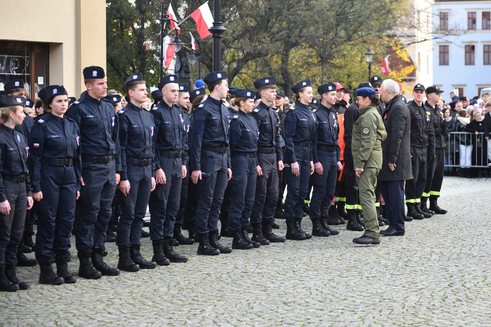 Na sztandar ślubowali strzec godności i honoru munduru