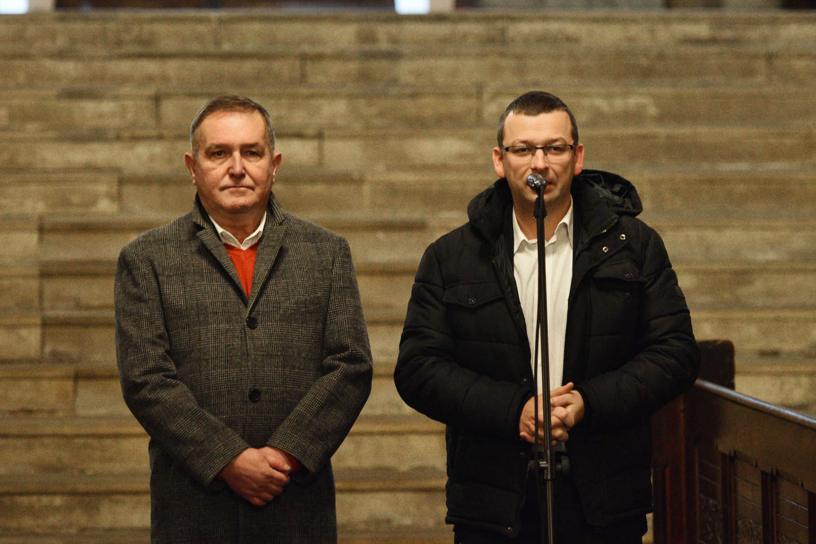 Ukraiński Chór Męski Żurawli wystąpił w Kościele Marii Panny