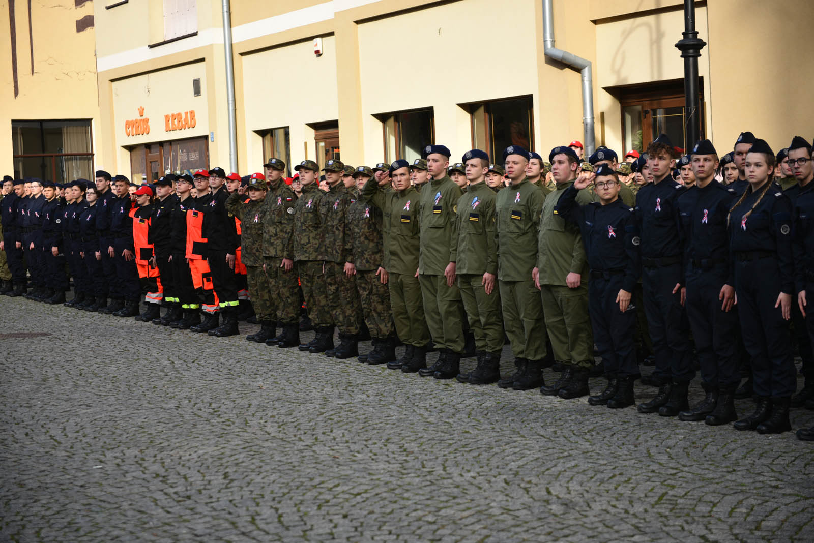 Na sztandar ślubowali strzec godności i honoru munduru