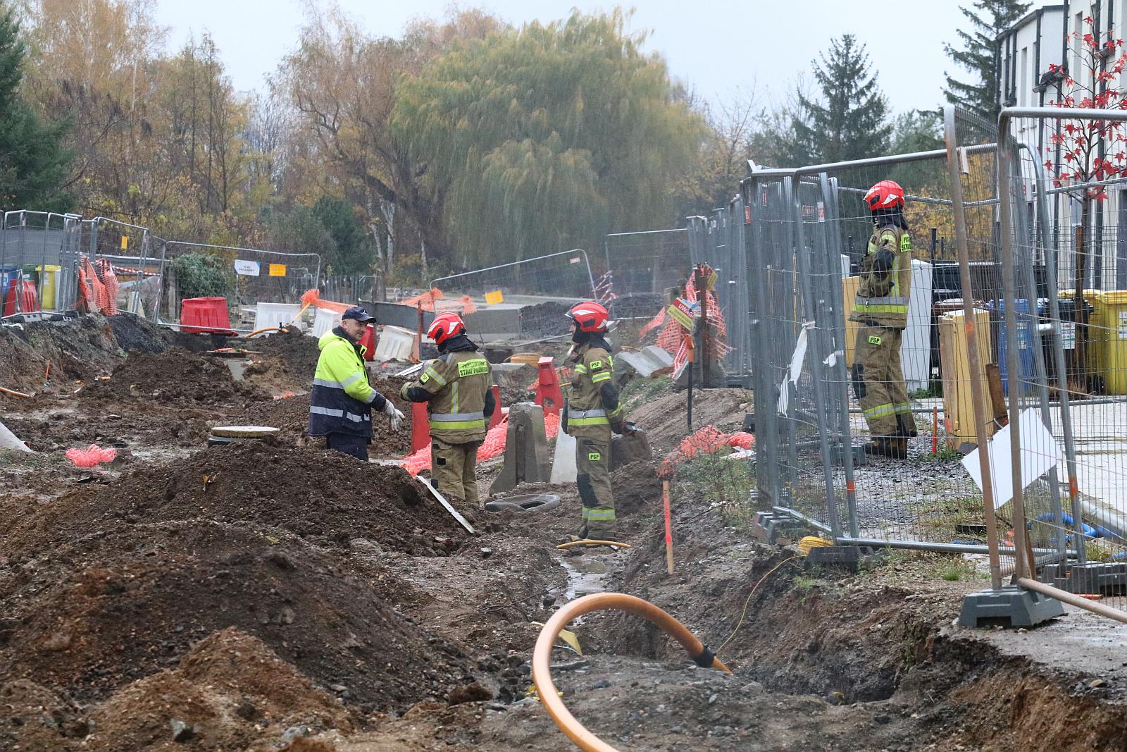 Rozszczelnienie gazociągu przy Henryka Karlińskigo