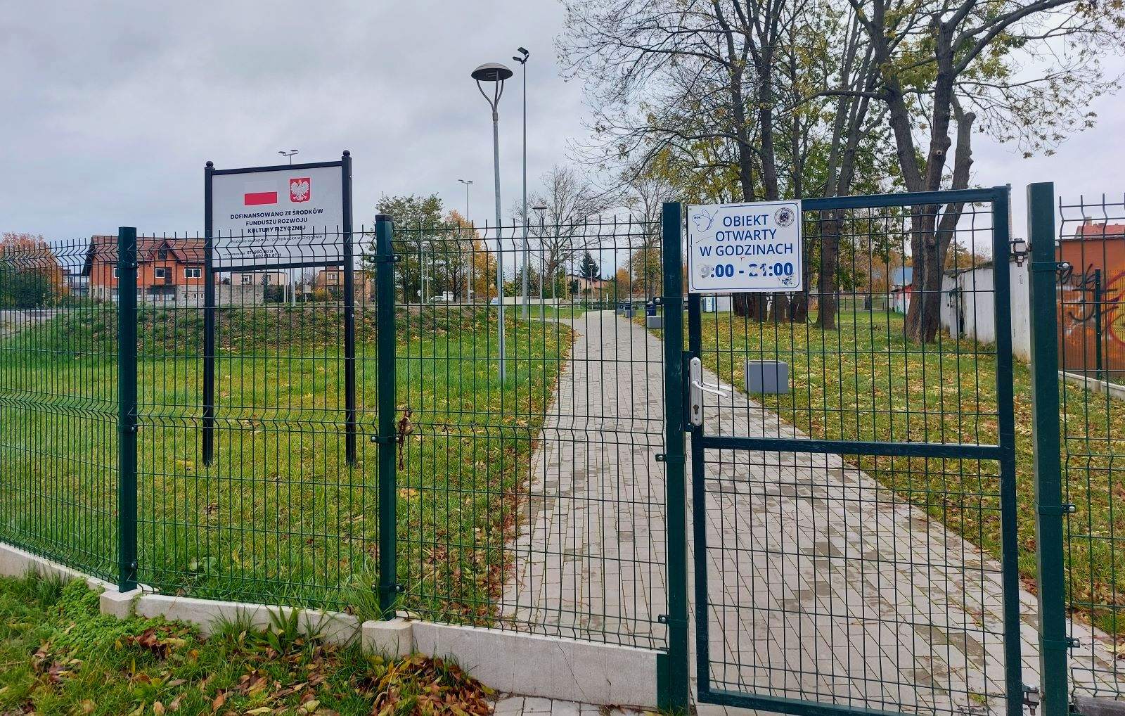 Chojnowski skatepark  pogrążył się w jesienej zadumie