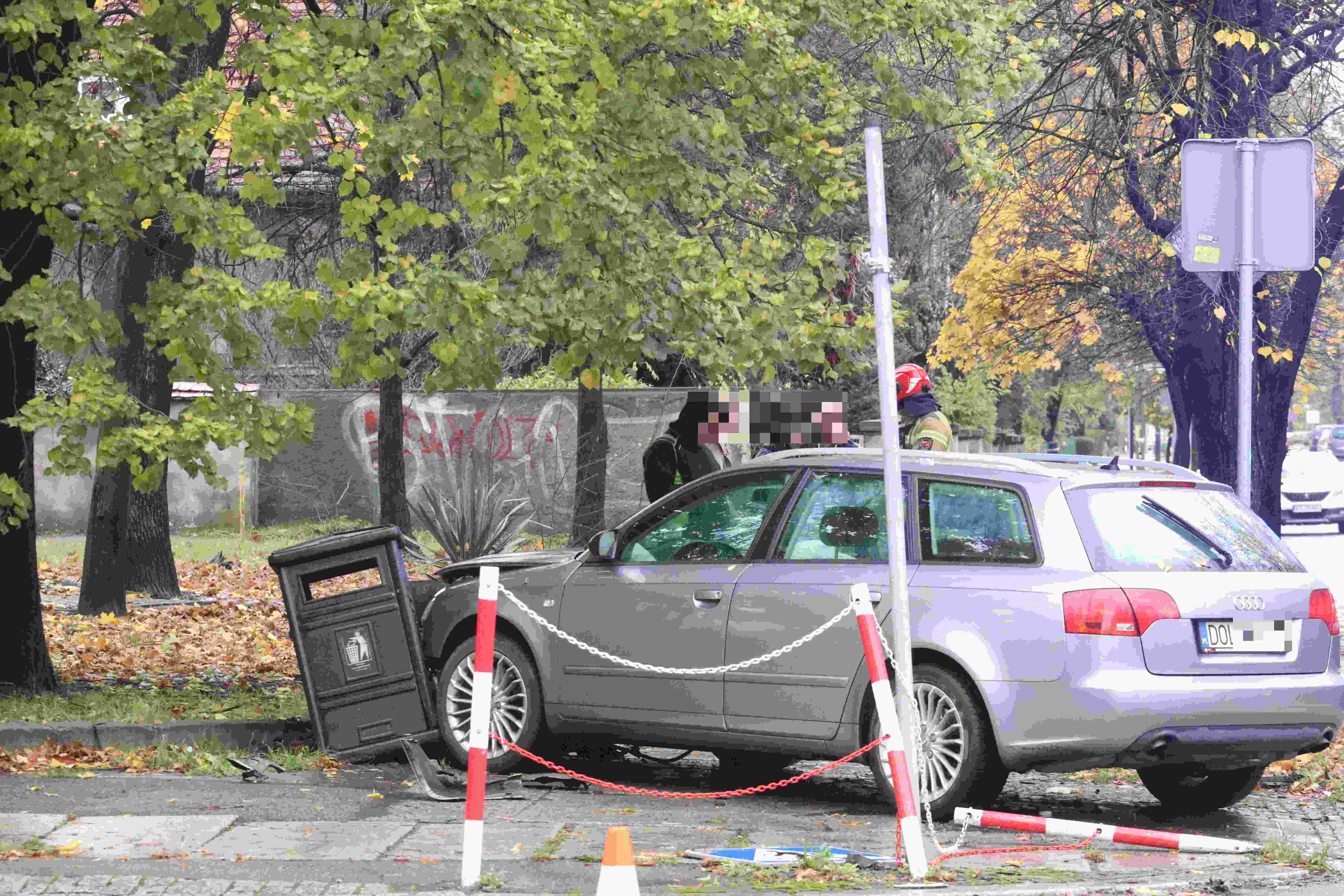Kolizja na skrzyżowaniu ulic Rataja i Kościuszki