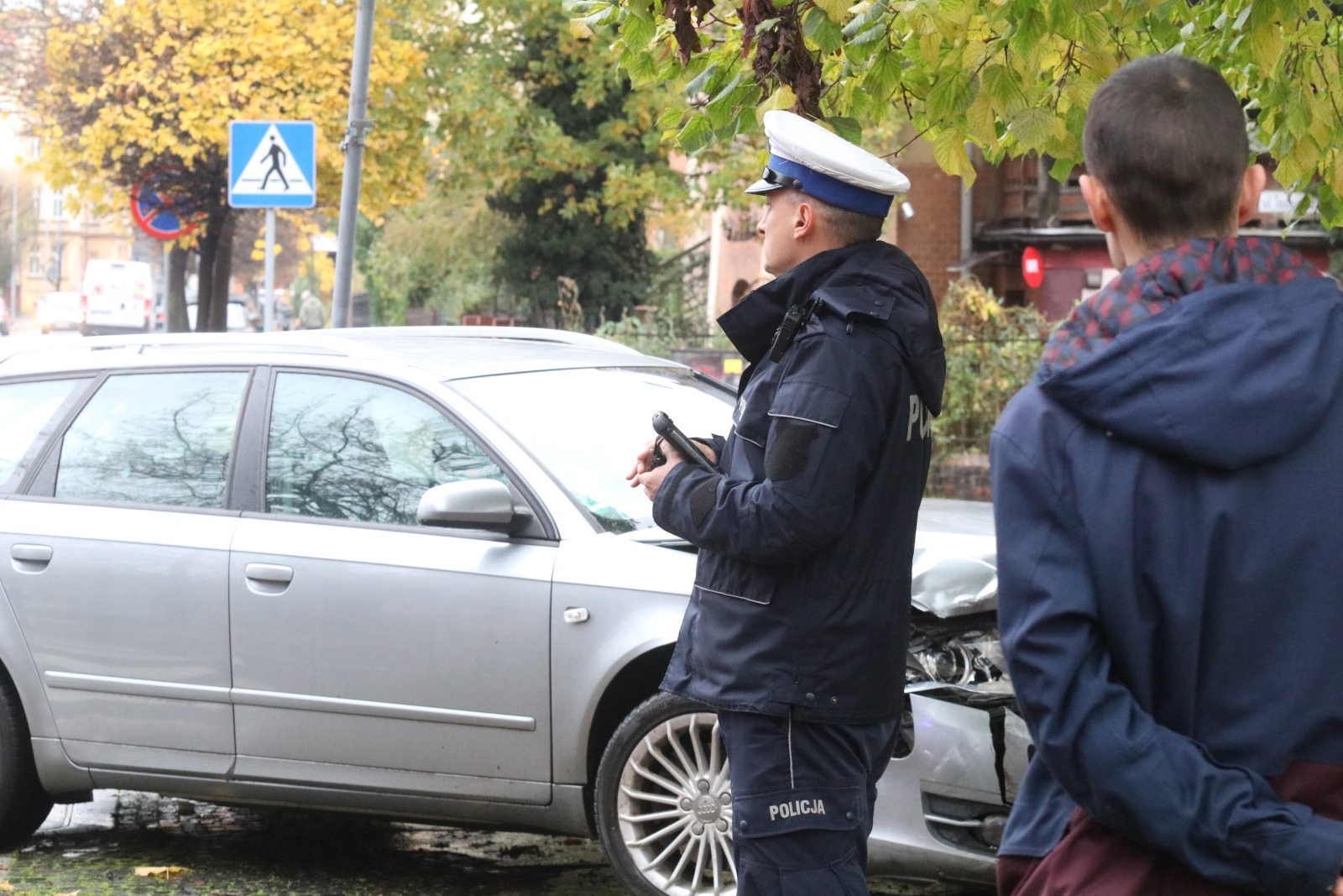 Kolizja na skrzyżowaniu ulic Rataja i Kościuszki