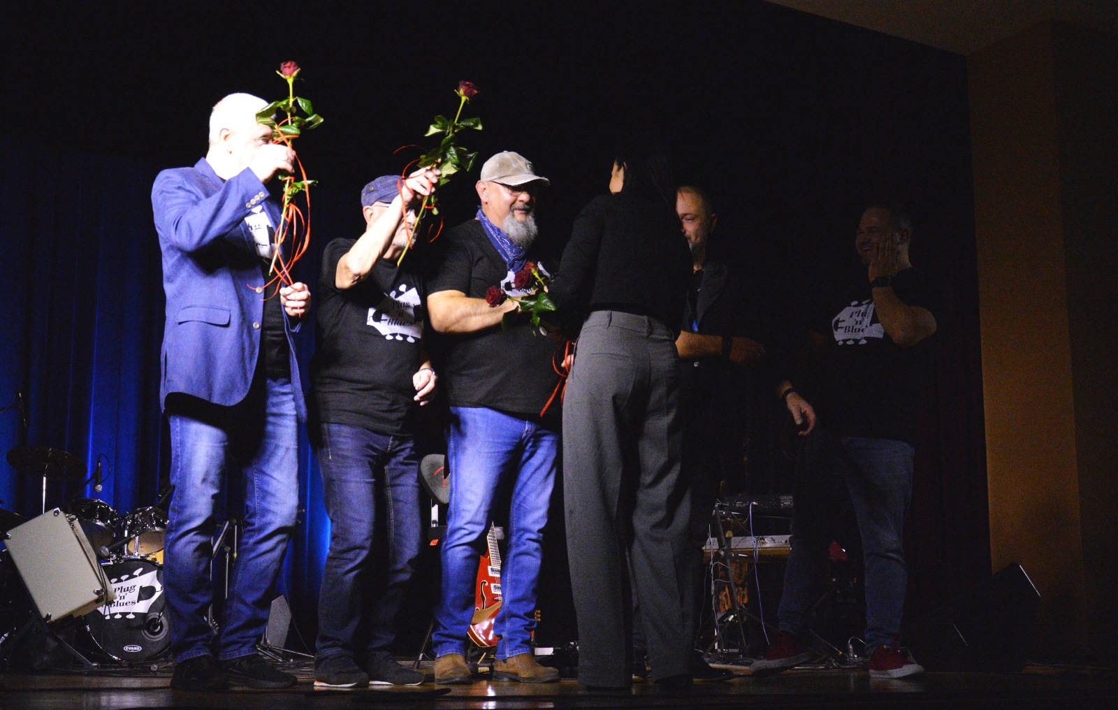 Koncert zespołu  Plug'n'Blues w chojnowskim domu kultury