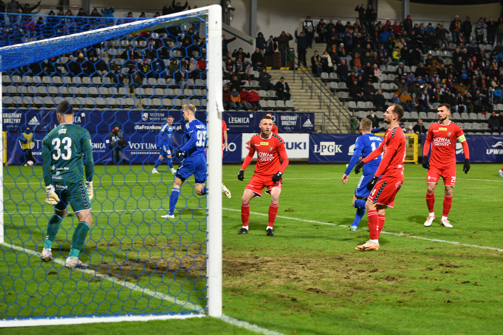 Miedź Legnica pokonała pewnie drużynę Zagłębia Sosnowiec