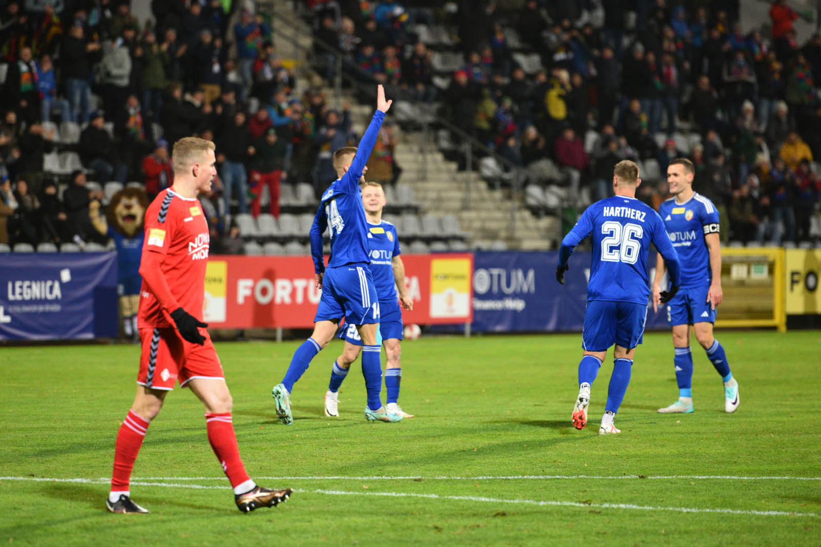 Miedź Legnica pokonała pewnie drużynę Zagłębia Sosnowiec