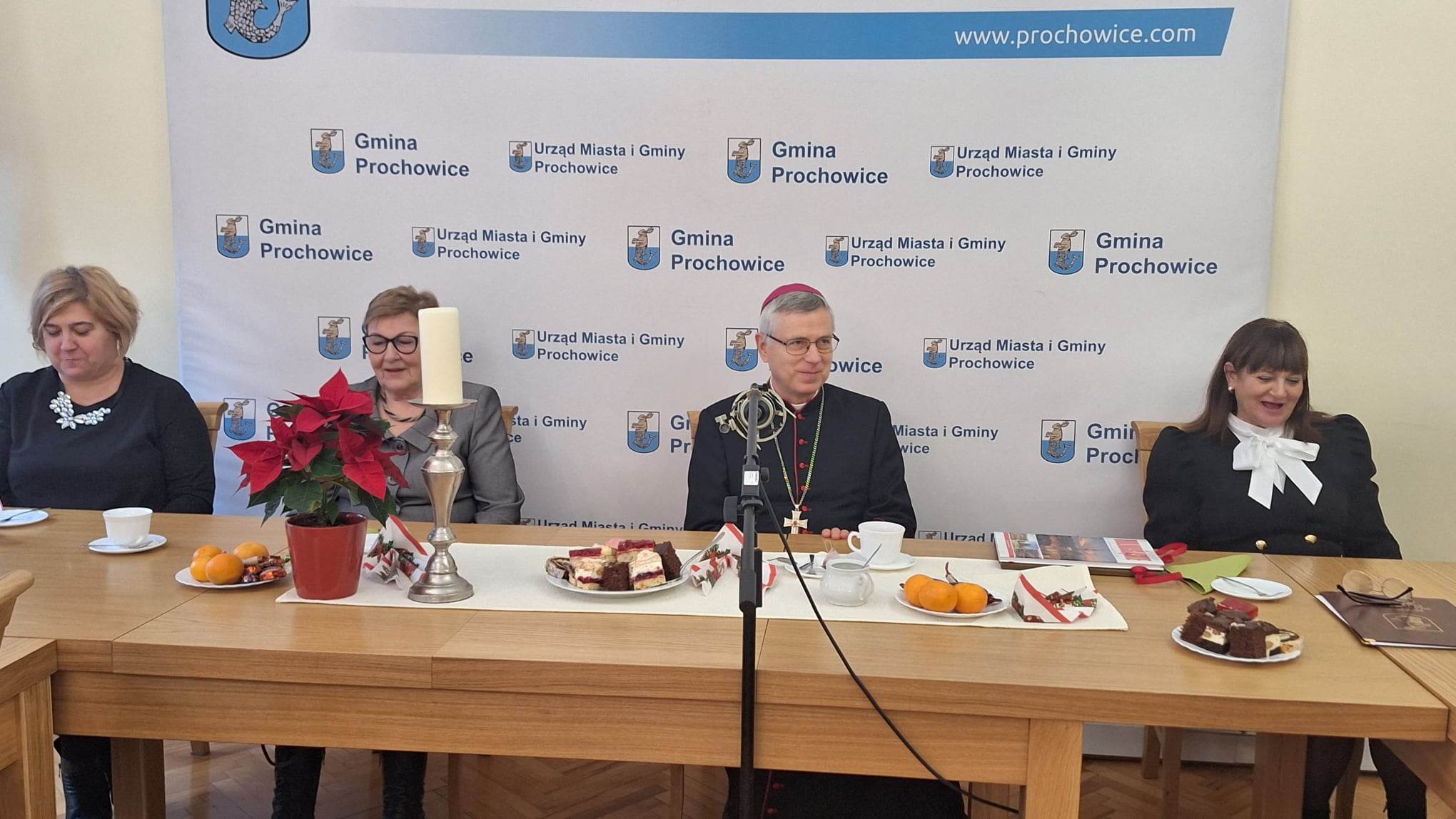 Biskup Andrzej Siemieniewski z wizytą w gminie Prochowice