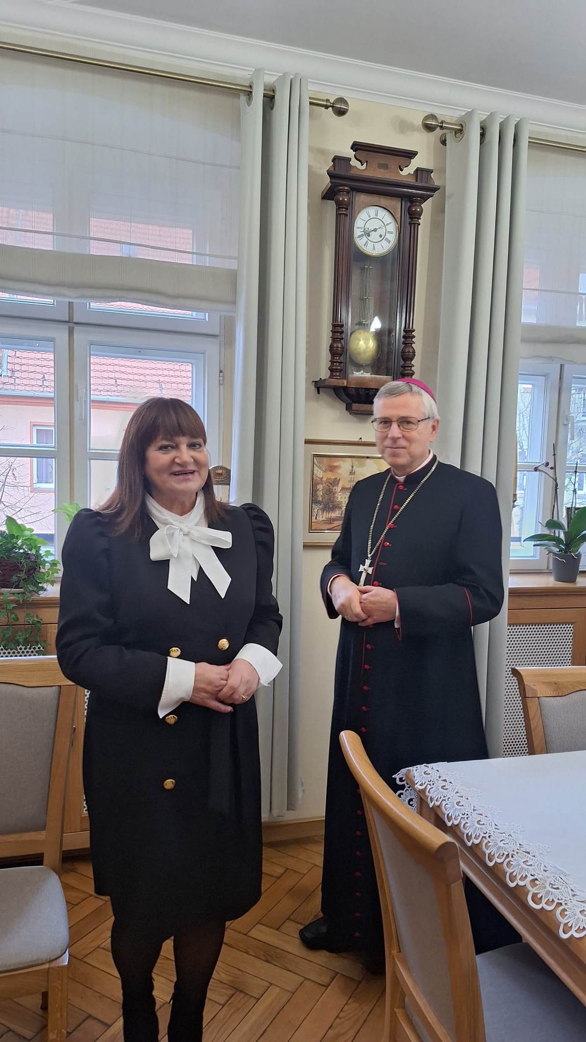 Biskup Andrzej Siemieniewski z wizytą w gminie Prochowice