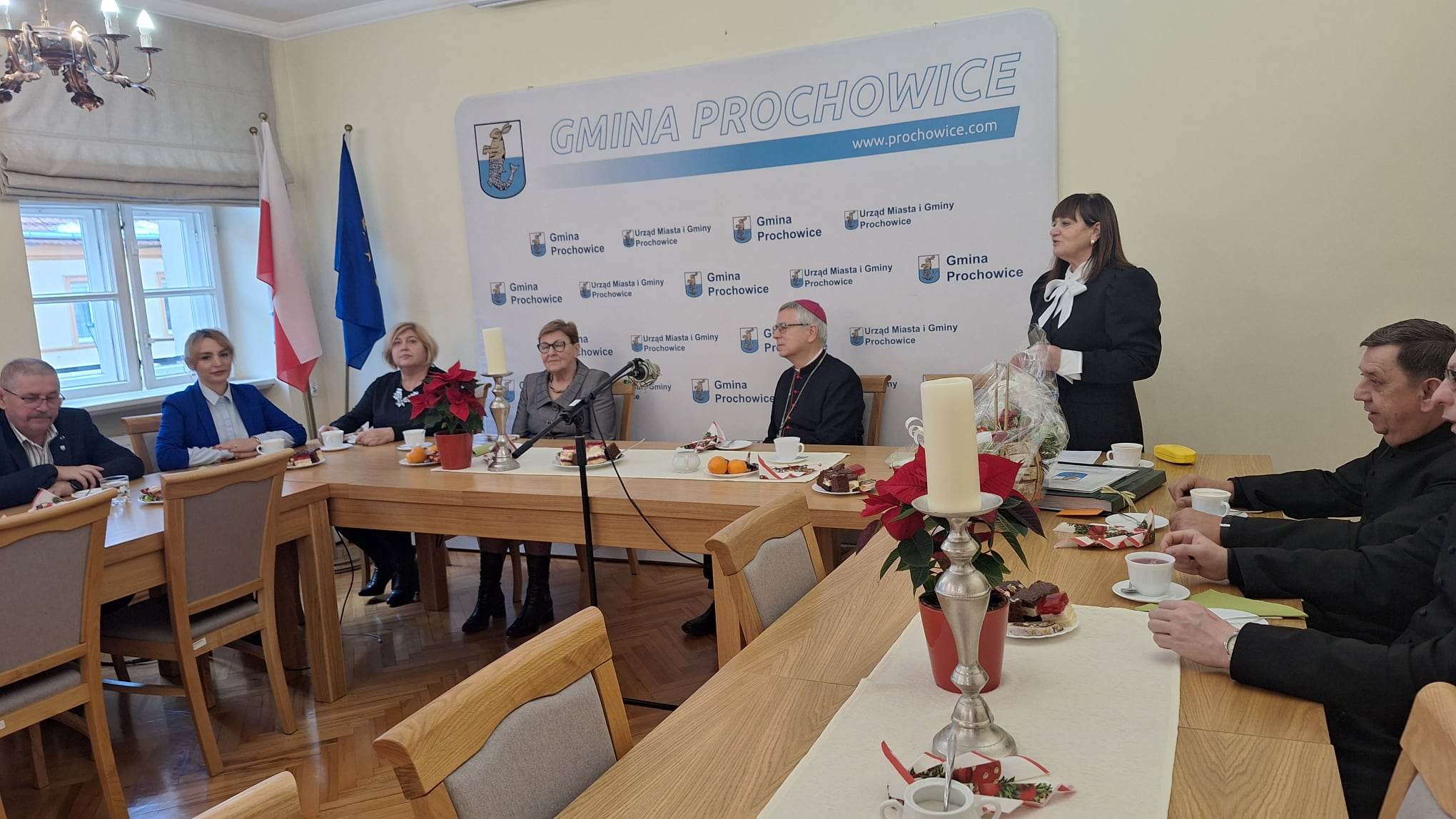 Biskup Andrzej Siemieniewski z wizytą w gminie Prochowice