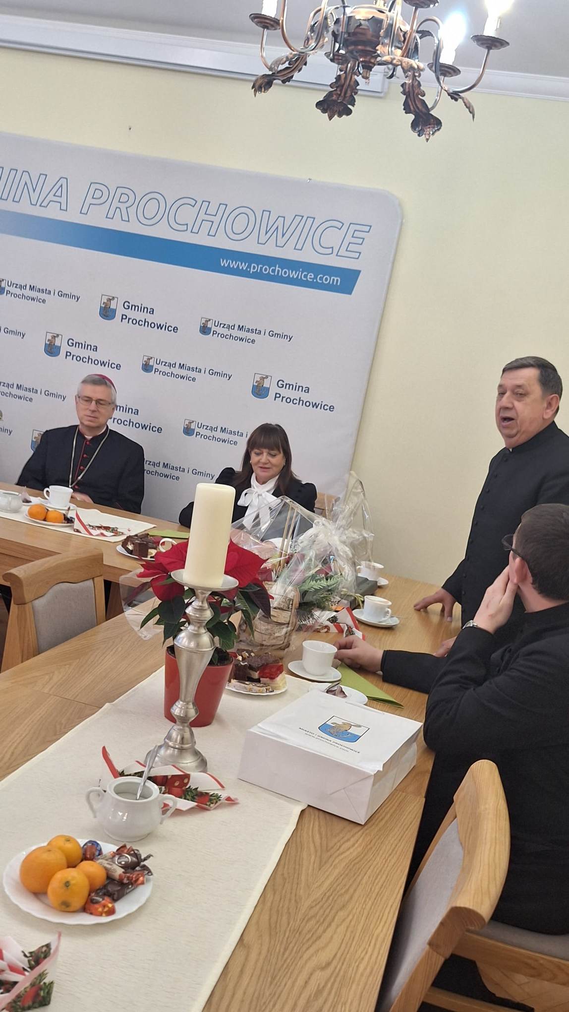 Biskup Andrzej Siemieniewski z wizytą w gminie Prochowice