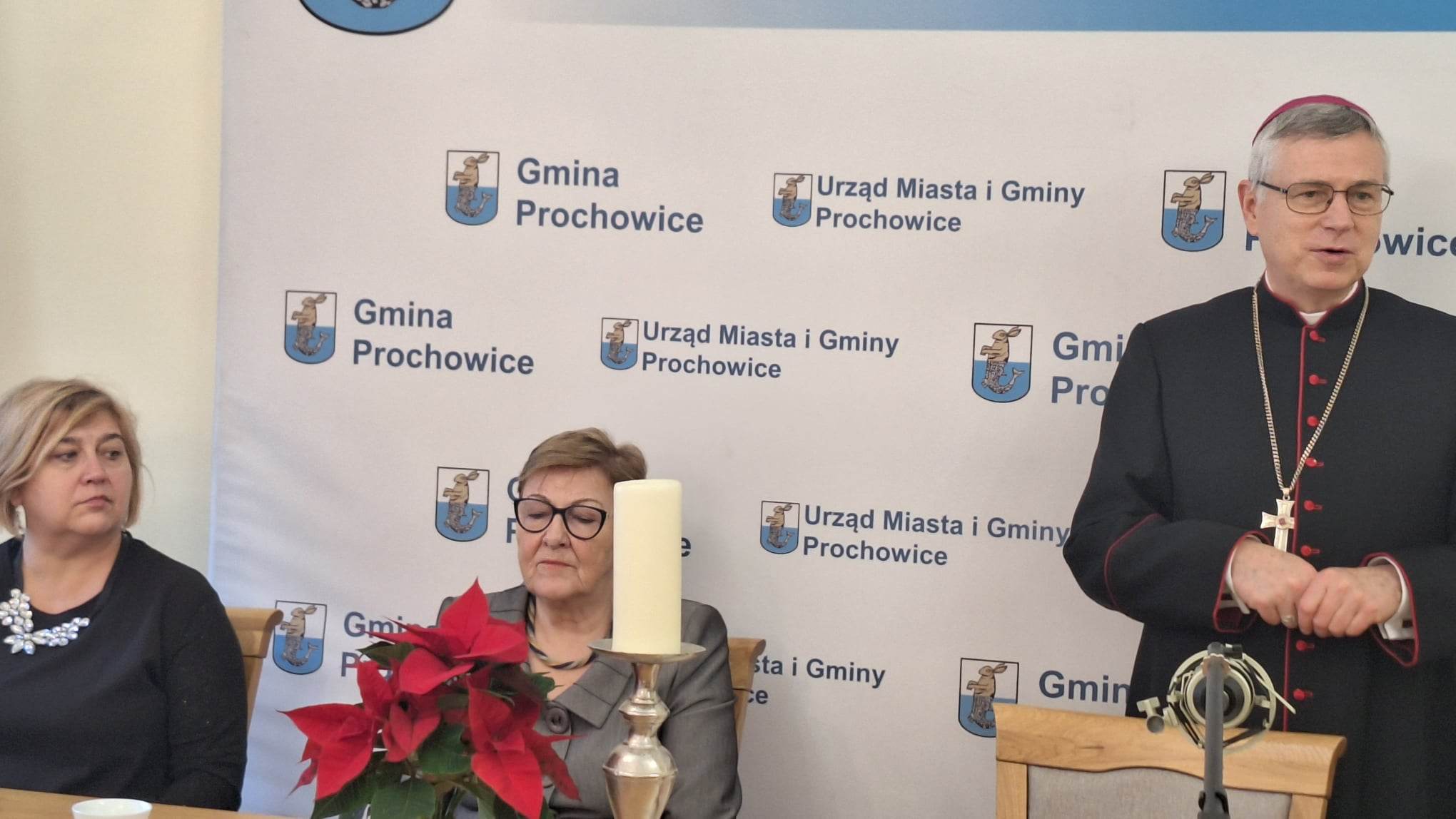 Biskup Andrzej Siemieniewski z wizytą w gminie Prochowice