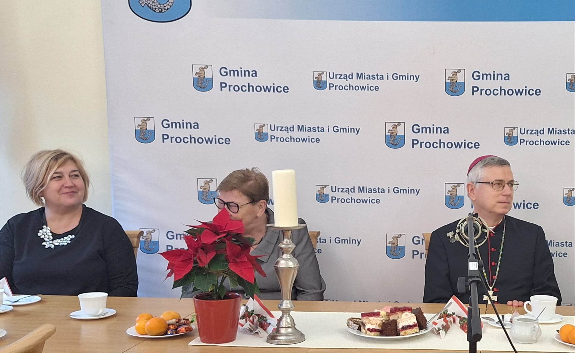 Biskup Andrzej Siemieniewski z wizytą w gminie Prochowice