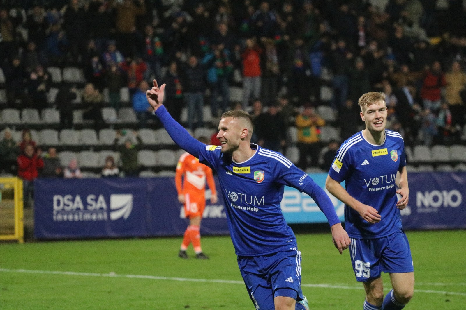 Tylko remis Miedzi Legnica w wygranym meczu