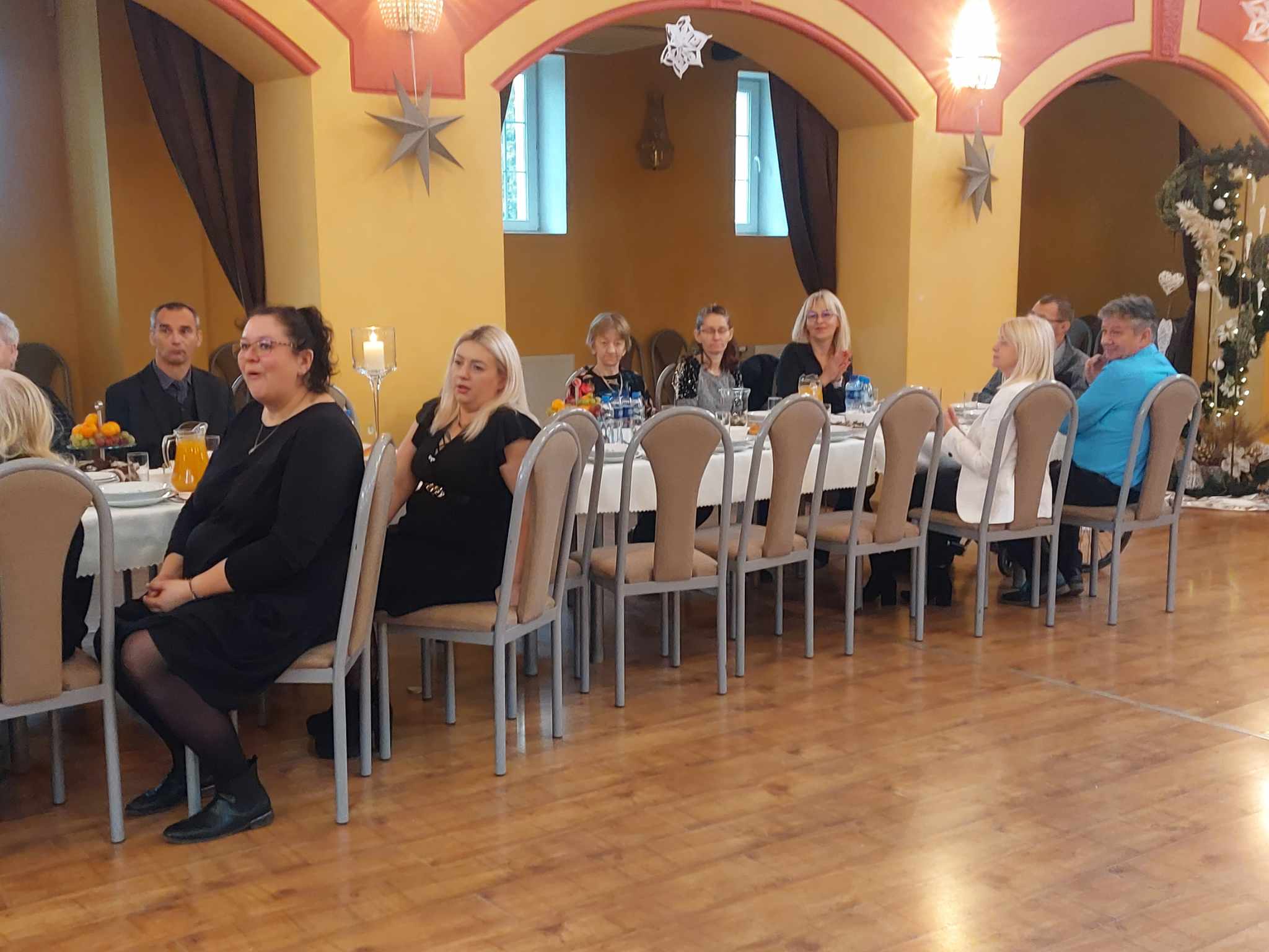 Spotkanie wigilijne podopiecznych WTZ w Legnickim Polu