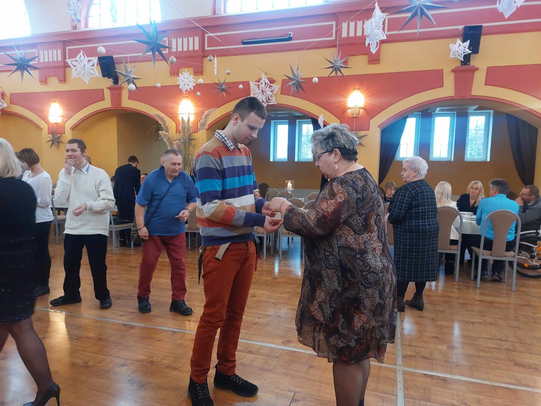 Spotkanie wigilijne podopiecznych WTZ w Legnickim Polu