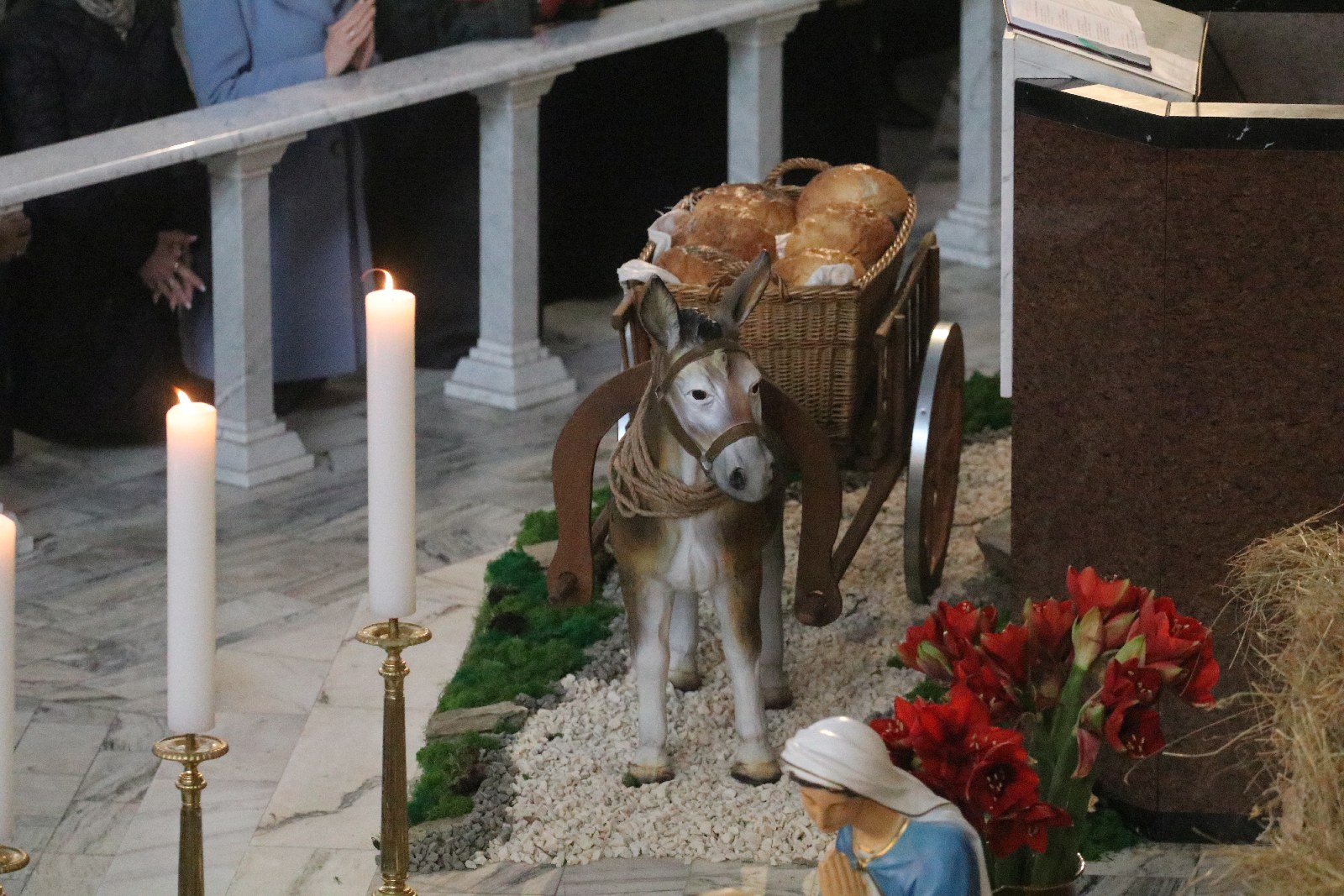 Szopka bożonarodzeniowa w kościele Matki Bożej Królowej Polski