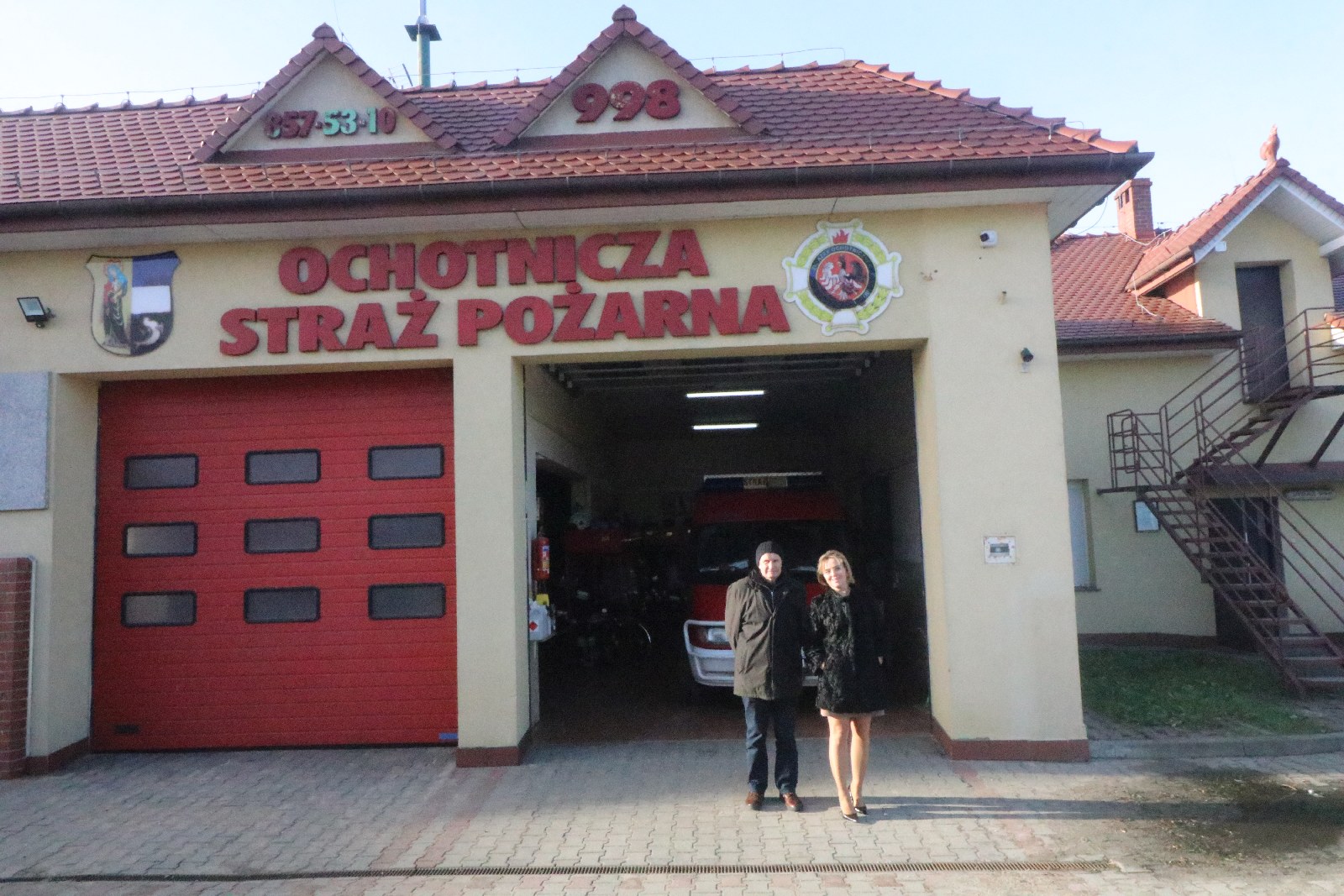 Poświąteczny prezent dla Ochotniczej Straży Pożarnej w Kunicach