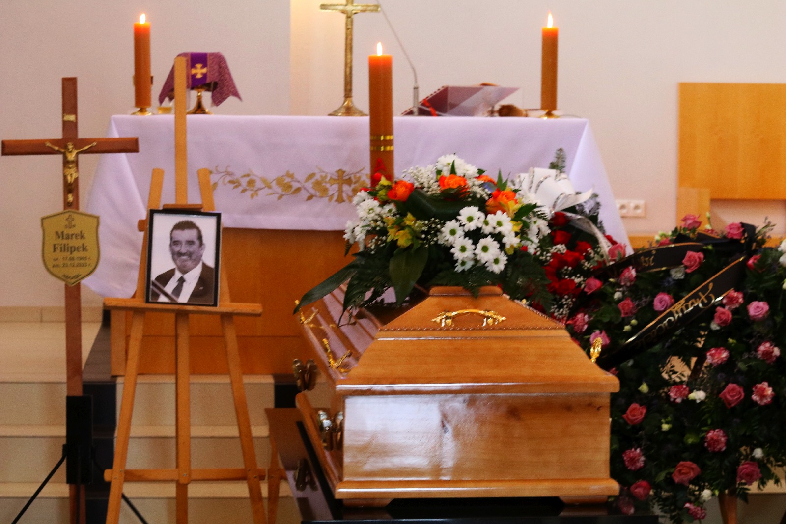 Pogrzeb Marka Filipka radnego Rady Miejskiej Legnicy