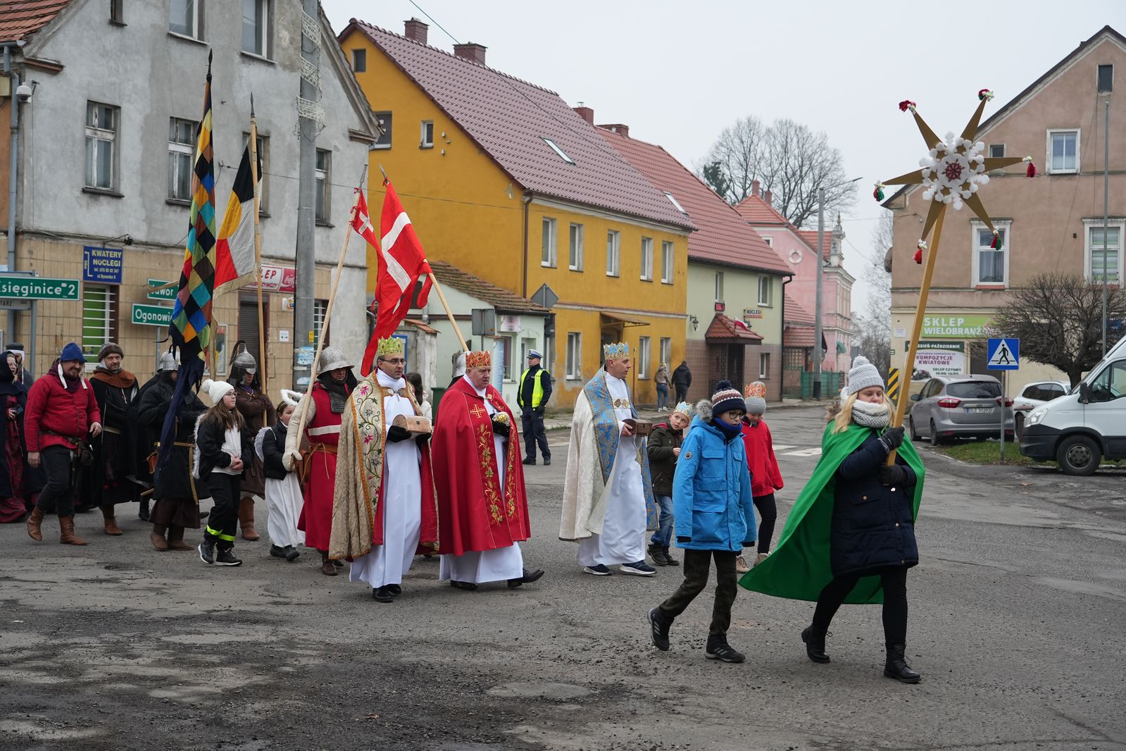 Orszak Trzech Króli w Legnickim Polu przeszedł ulicami gminy