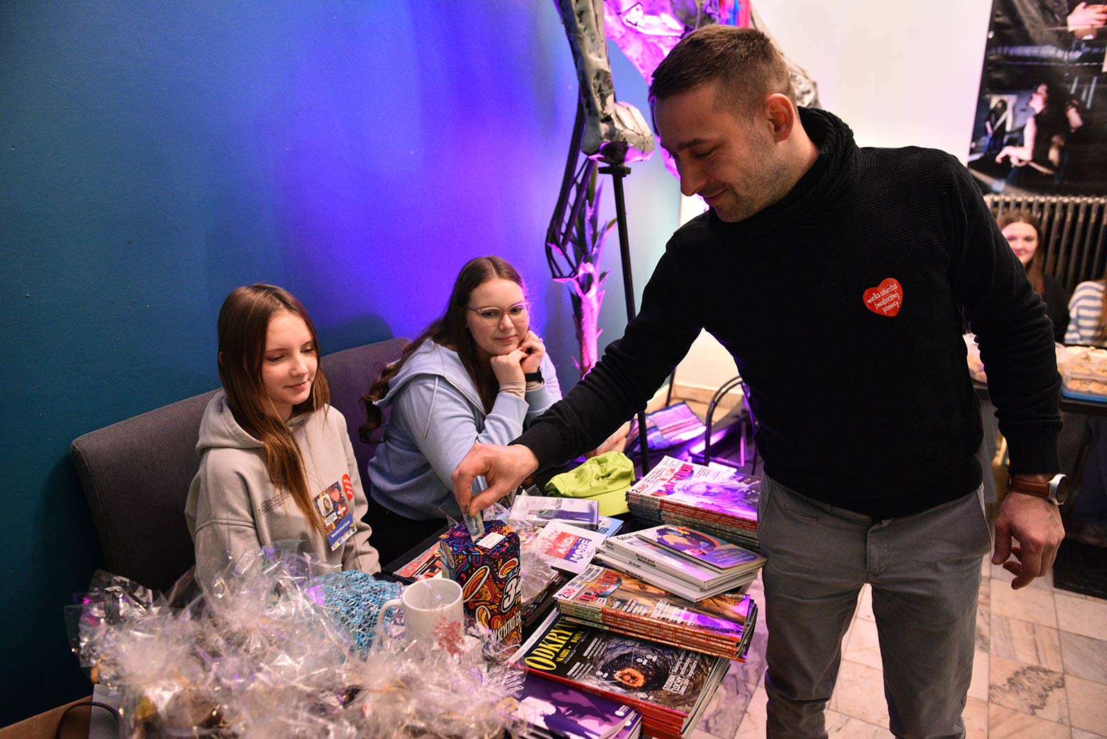 Sztab WOŚP24Witelon grał w sobotę w Art Cafe  Modjeska