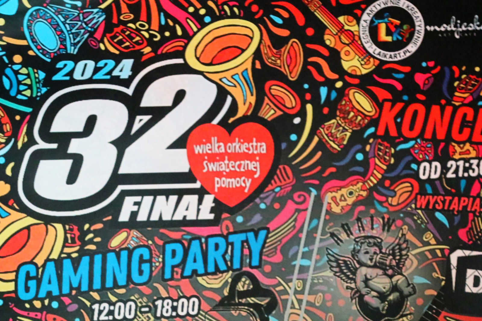Sztab WOŚP24Witelon grał w sobotę w Art Cafe  Modjeska