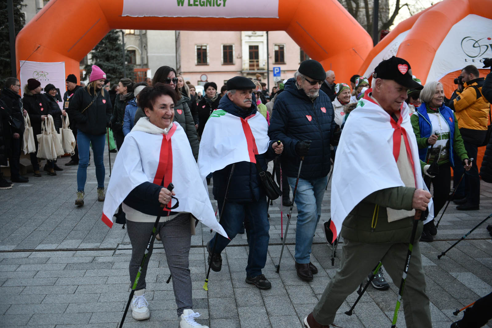 Pobiegli dla WOŚP w „Biegu z Serduszkiem” na Placu Słowiańskim
