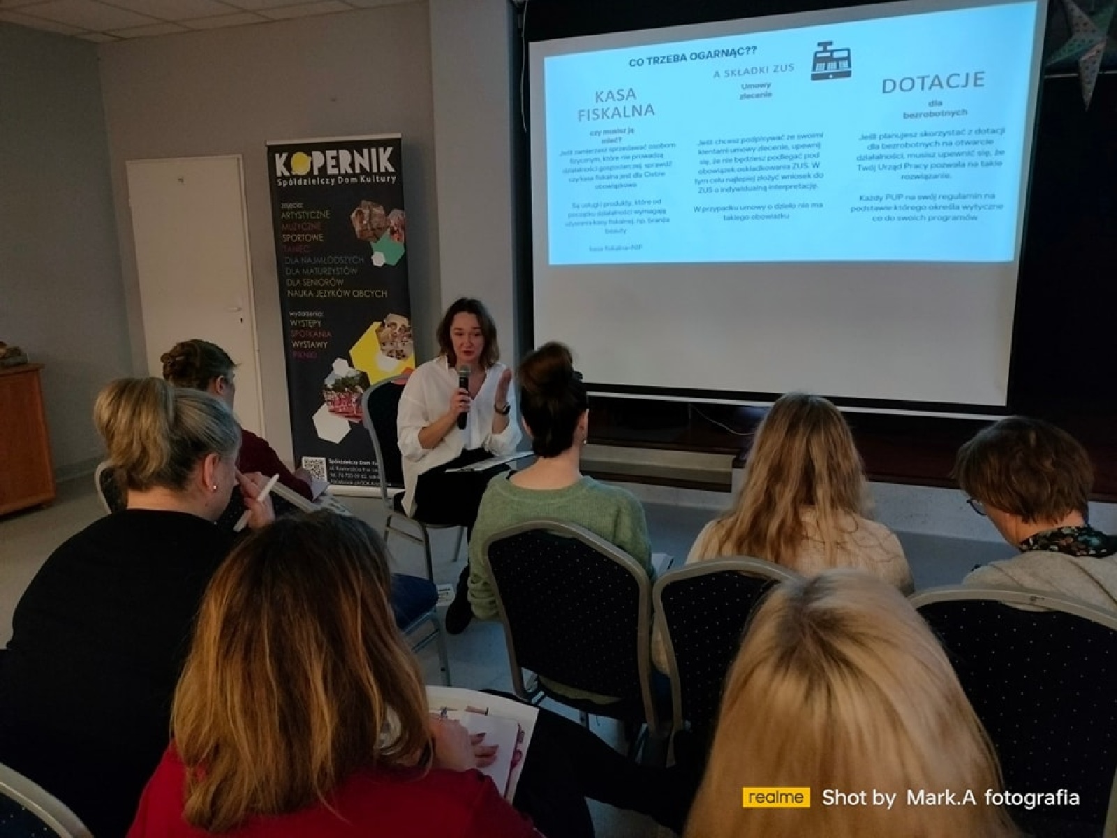 Kobiety „wpadły na na słówko” do SKD „Kopernik”