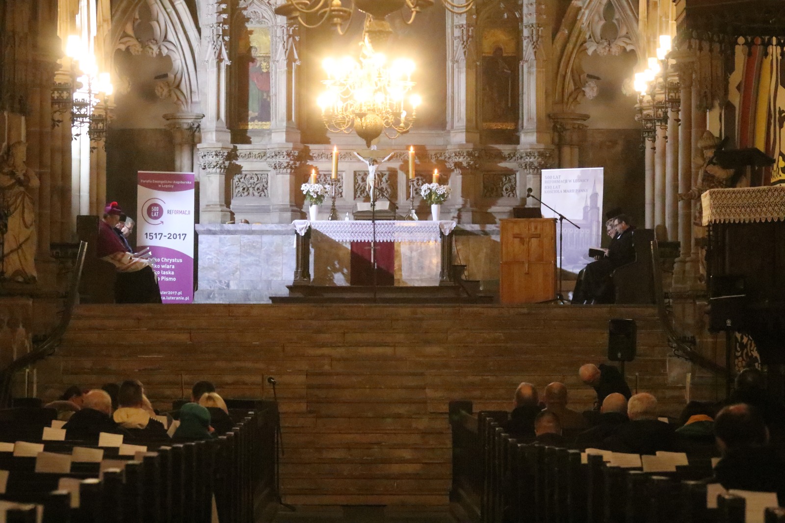 Modlitwa o Jedność Chrześcijan w kościele Marii Panny w Legnicy