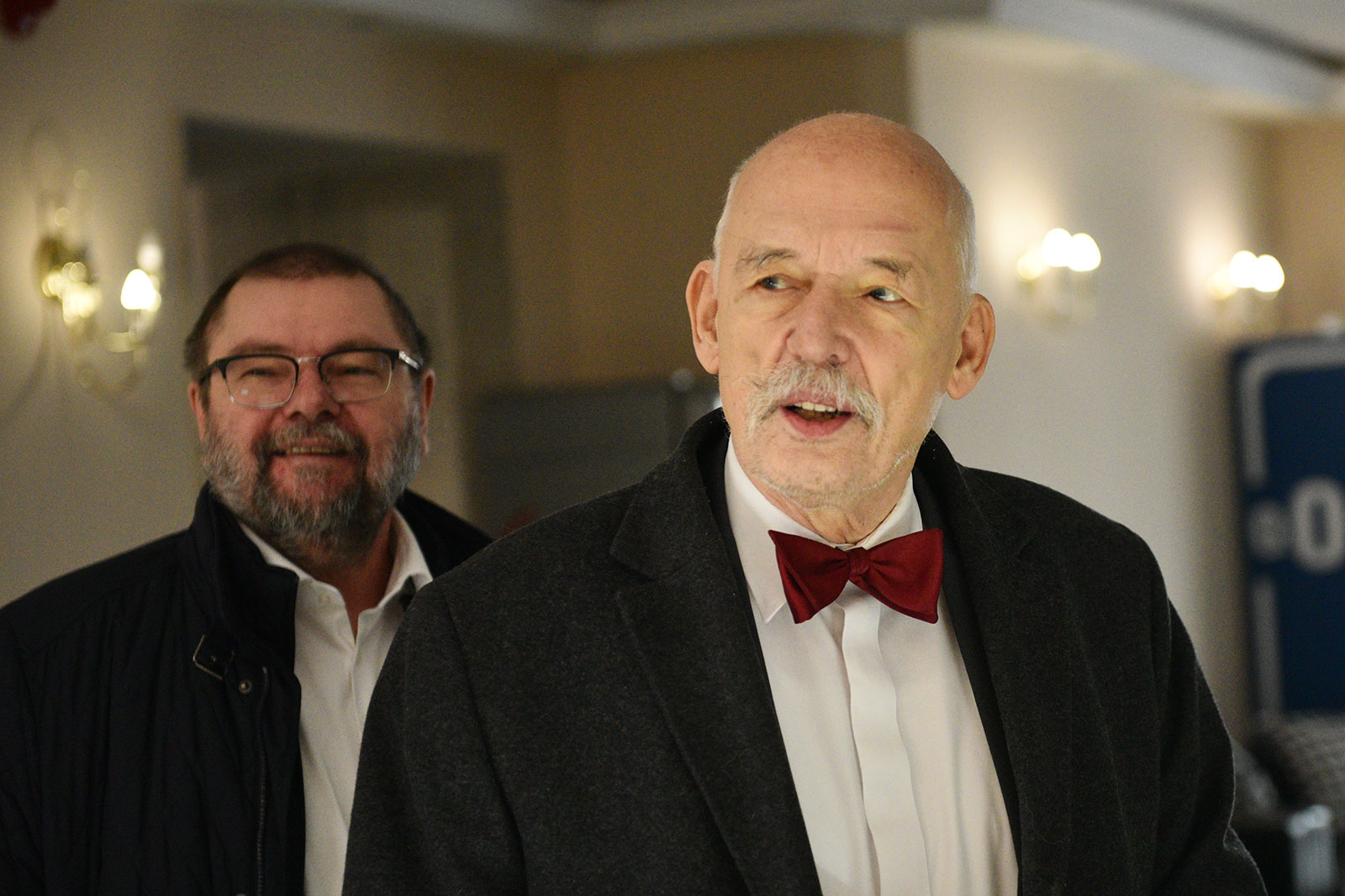 Janusz Korwin-Mikke odpalił nowy projekt i mówił o nim w Legnicy