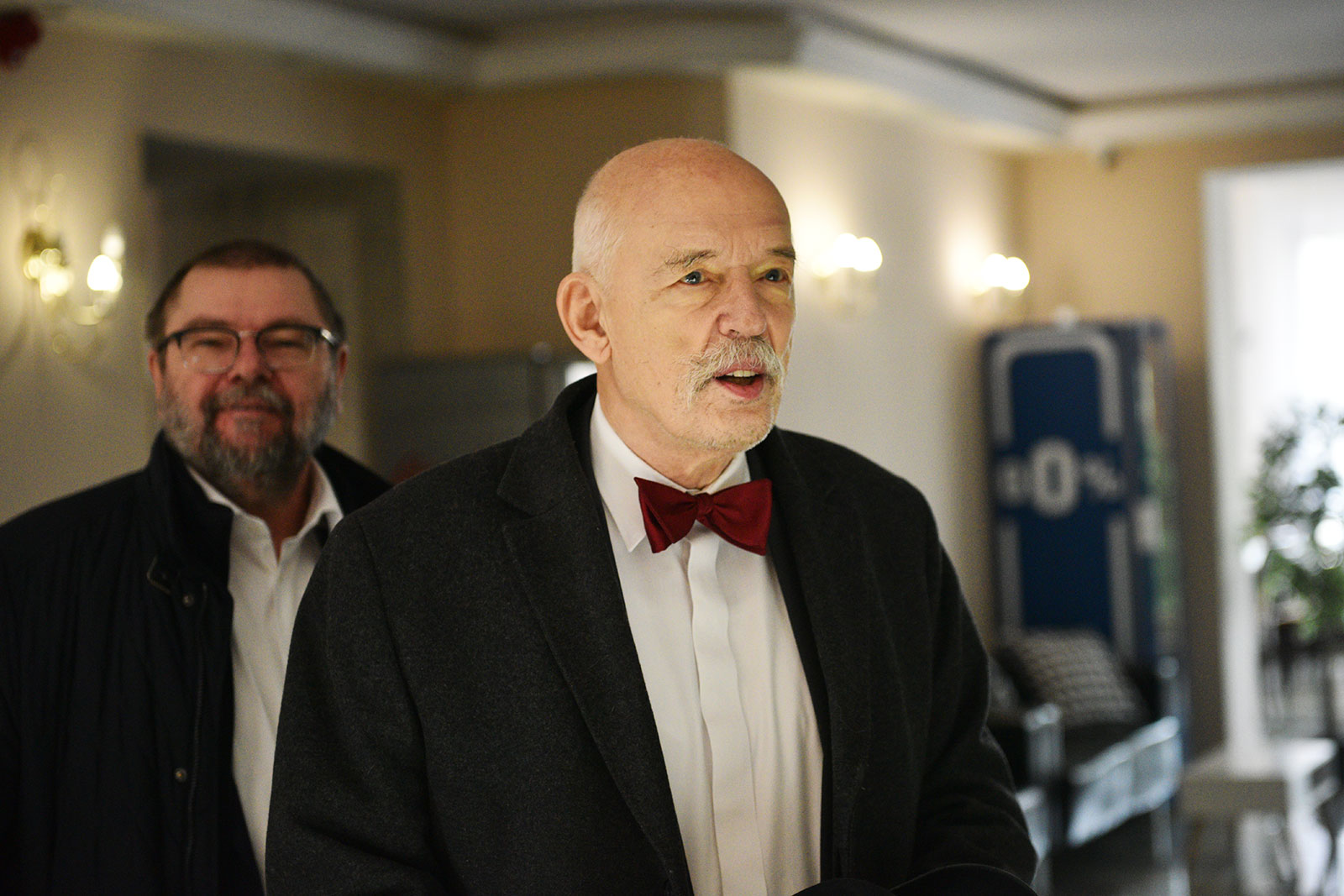 Janusz Korwin-Mikke odpalił nowy projekt i mówił o nim w Legnicy