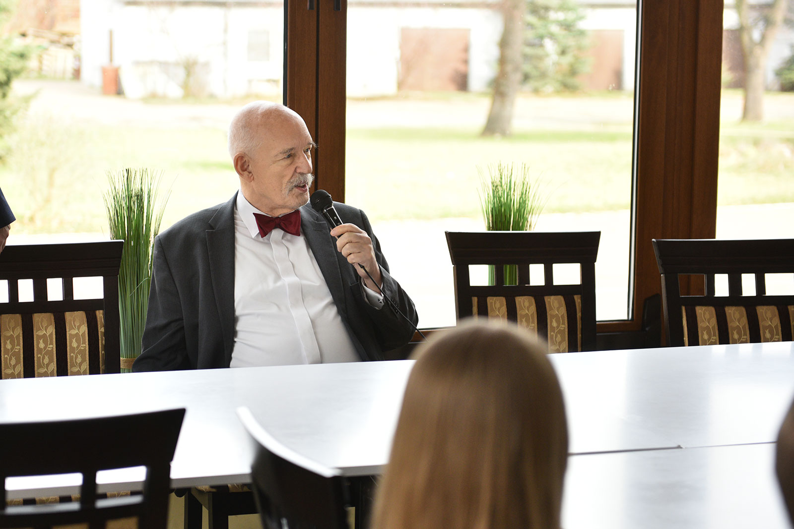 Janusz Korwin-Mikke odpalił nowy projekt i mówił o nim w Legnicy