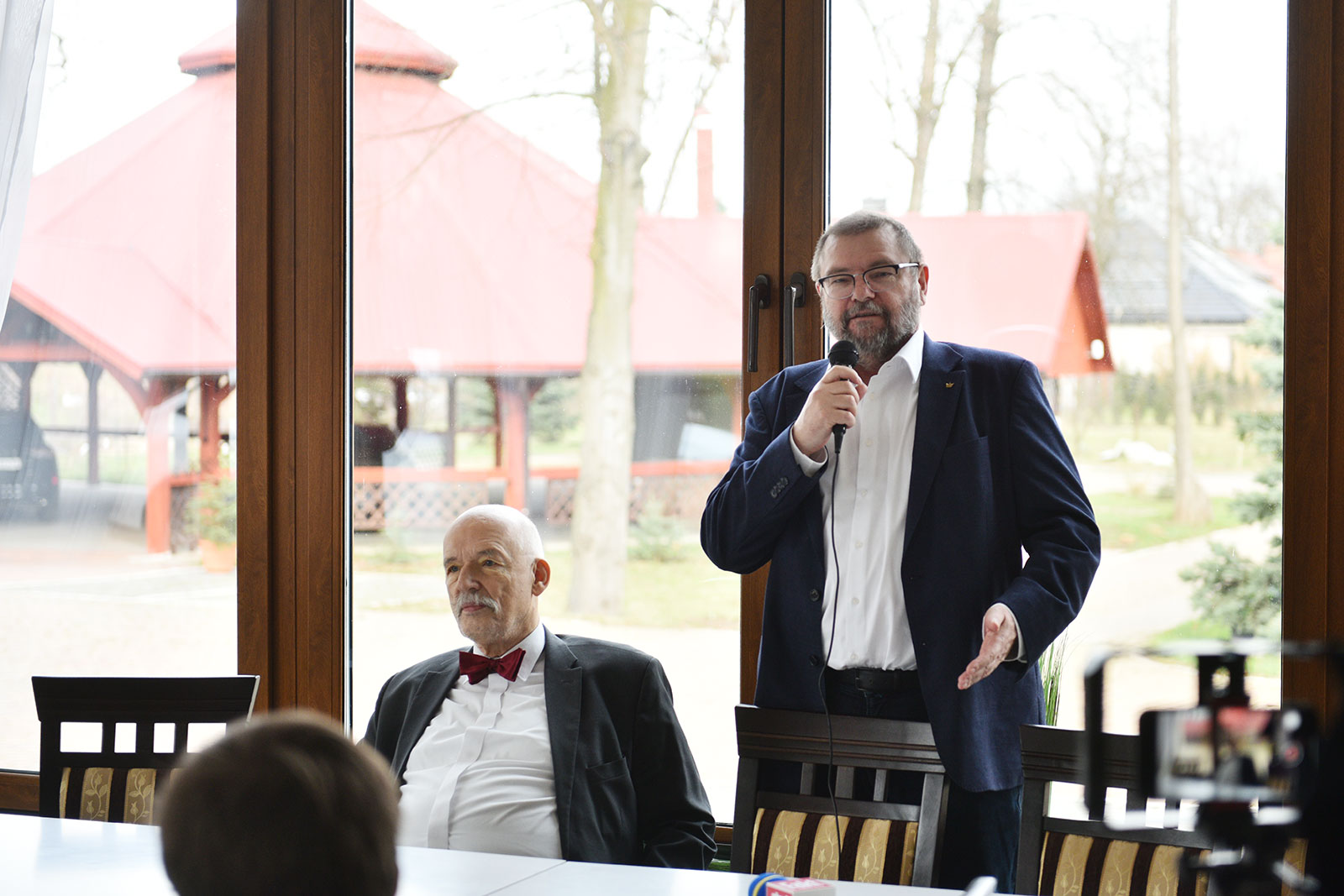 Janusz Korwin-Mikke odpalił nowy projekt i mówił o nim w Legnicy