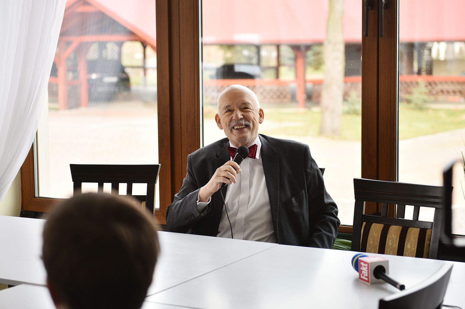 Janusz Korwin-Mikke odpalił nowy projekt i mówił o nim w Legnicy