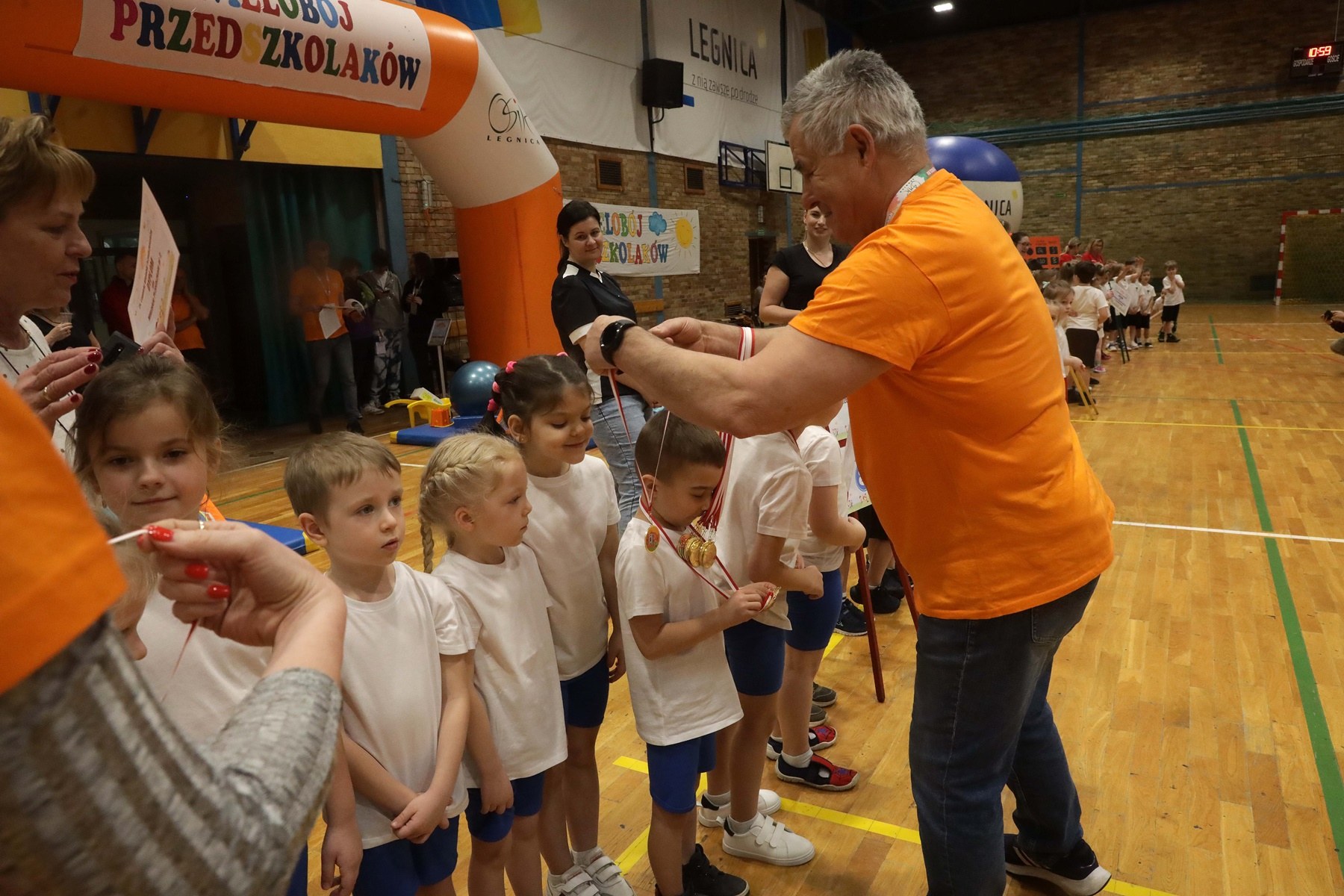 Drugi dzień eliminacji w wieloboju przedszkolaków w Legnicy