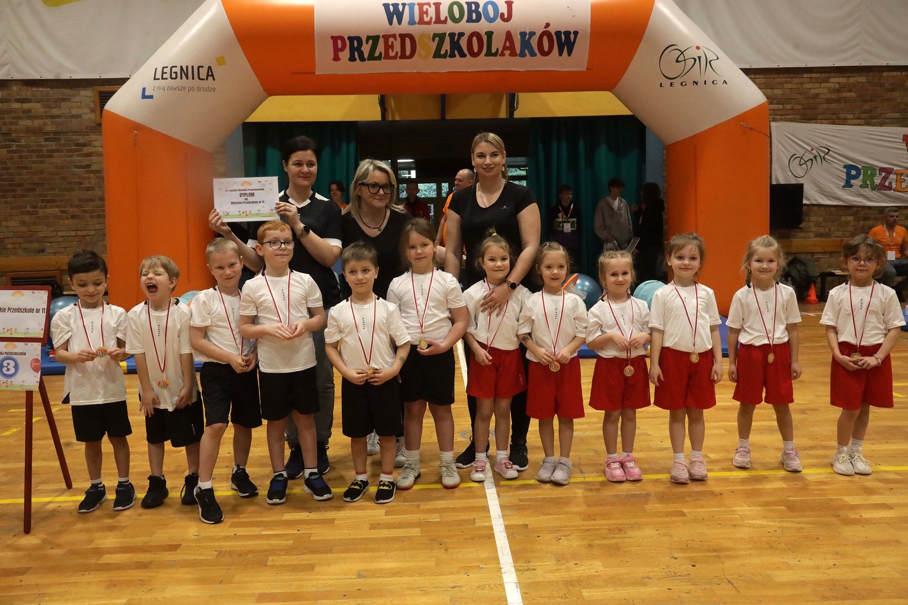 Drugi dzień eliminacji w wieloboju przedszkolaków w Legnicy