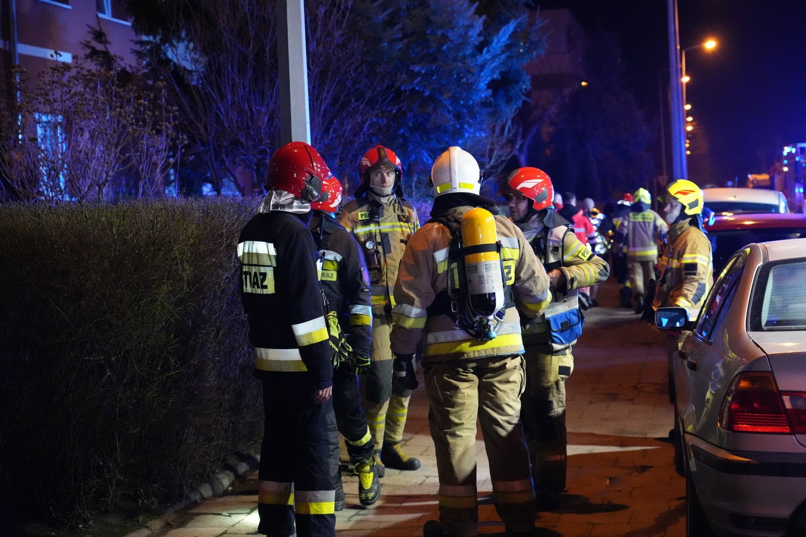 Pożar przy Pancernej. Dwie osoby zostały ewakuowane z mieszkania