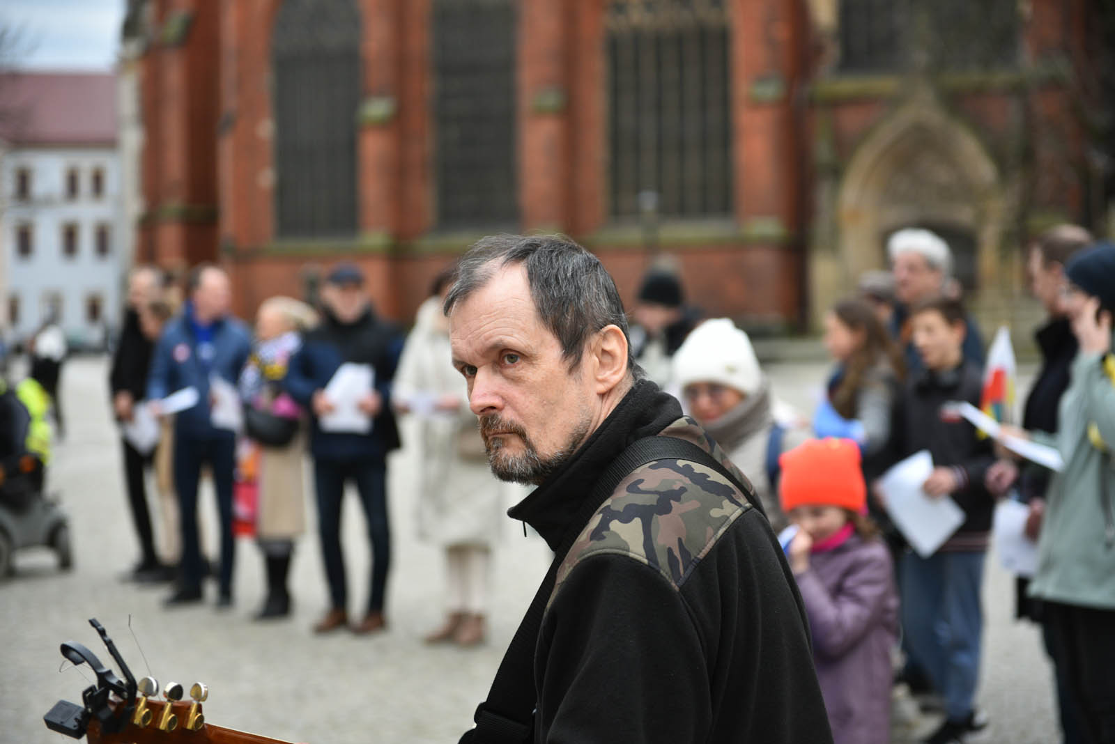 Zaśpiewali hymn Unii Europejskiej w centrum miasta