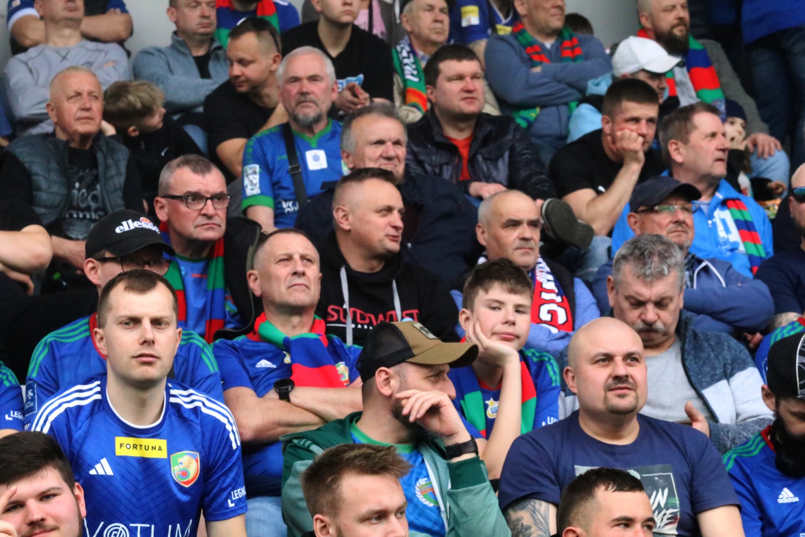 Blisko 4,5 tysiaca widzów oglądało przegrany mecz Miedzi Legnica