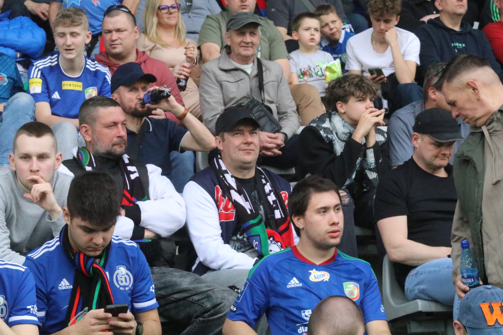 Blisko 4,5 tysiaca widzów oglądało przegrany mecz Miedzi Legnica