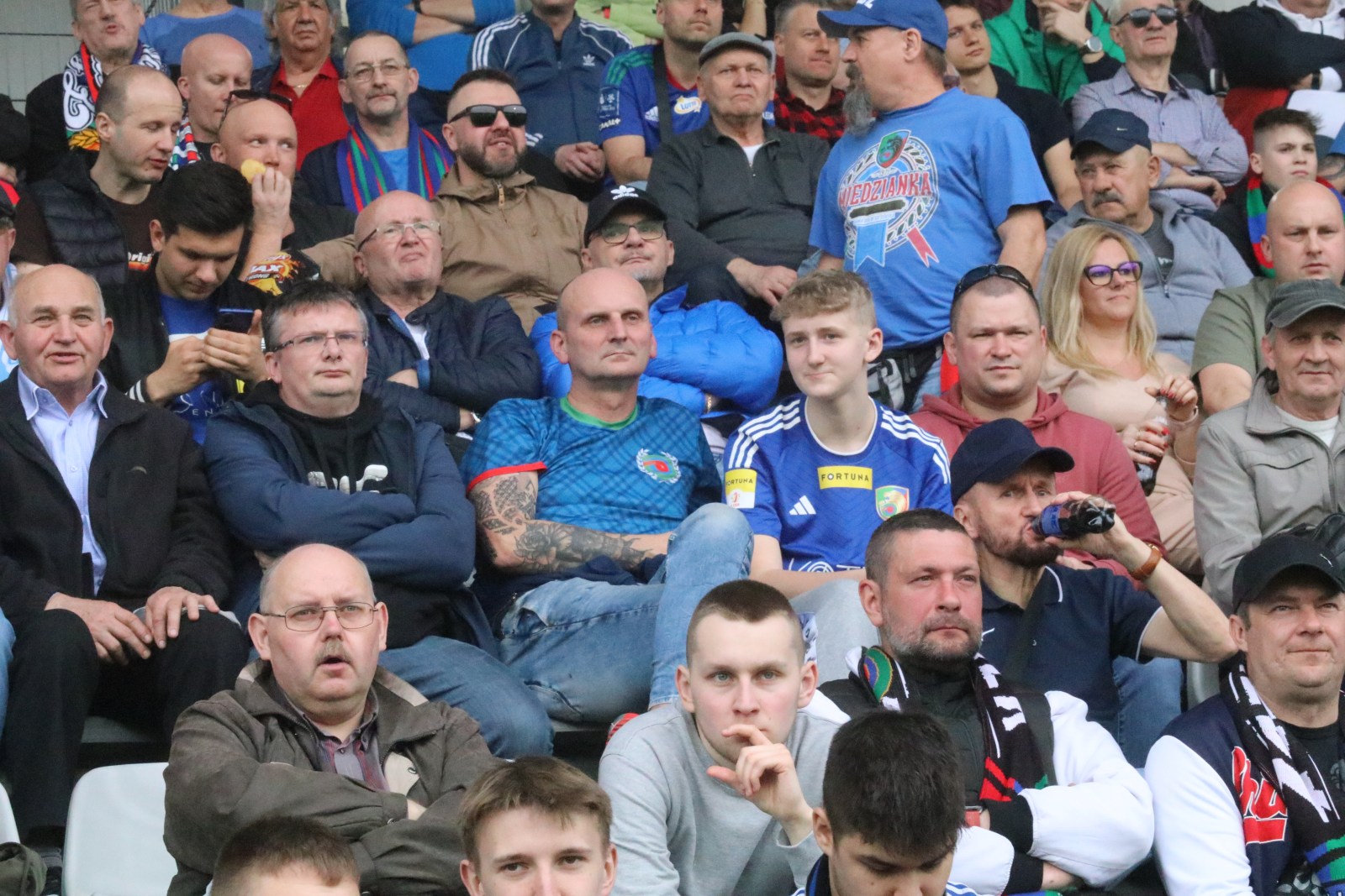 Blisko 4,5 tysiaca widzów oglądało przegrany mecz Miedzi Legnica