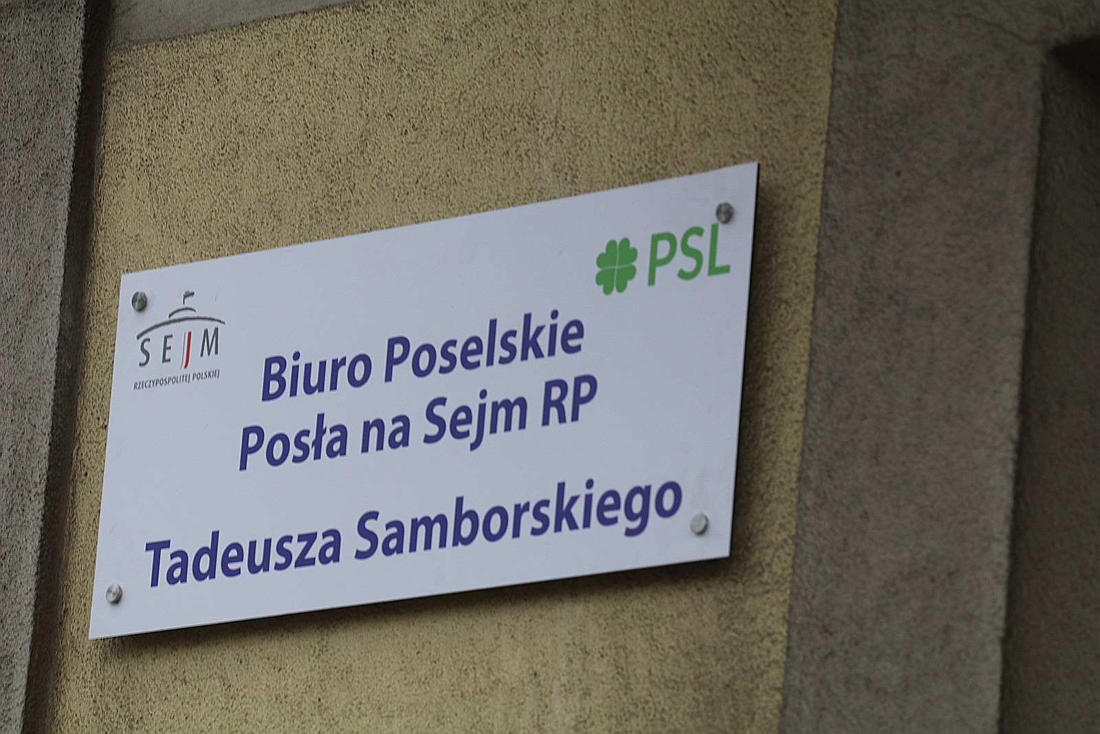 Poseł Tadeusz Samborski otworzył biuro poselskie w Legnicy