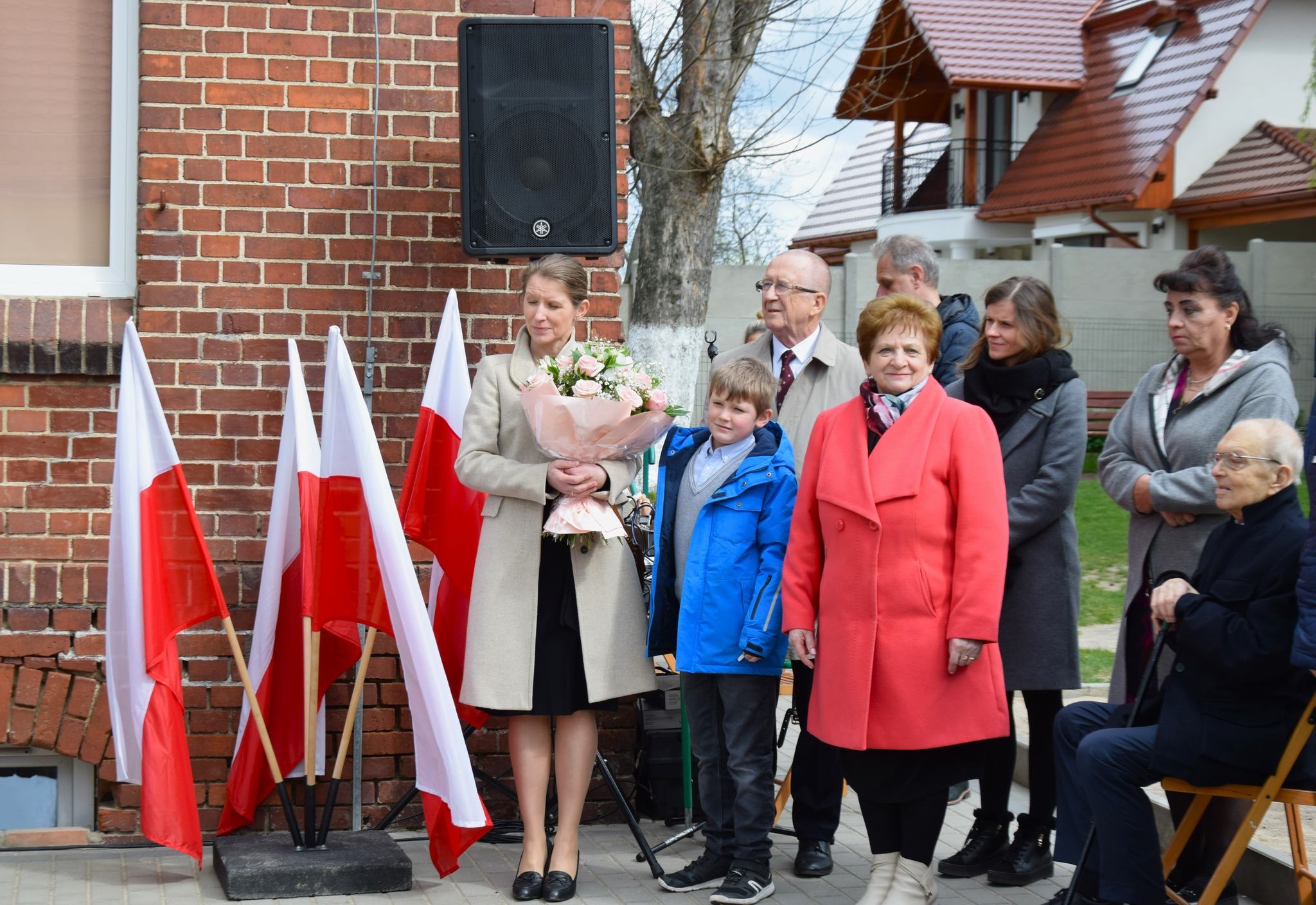 Odsłonięcie tablicy pamiątkowej w Mikołajowicach