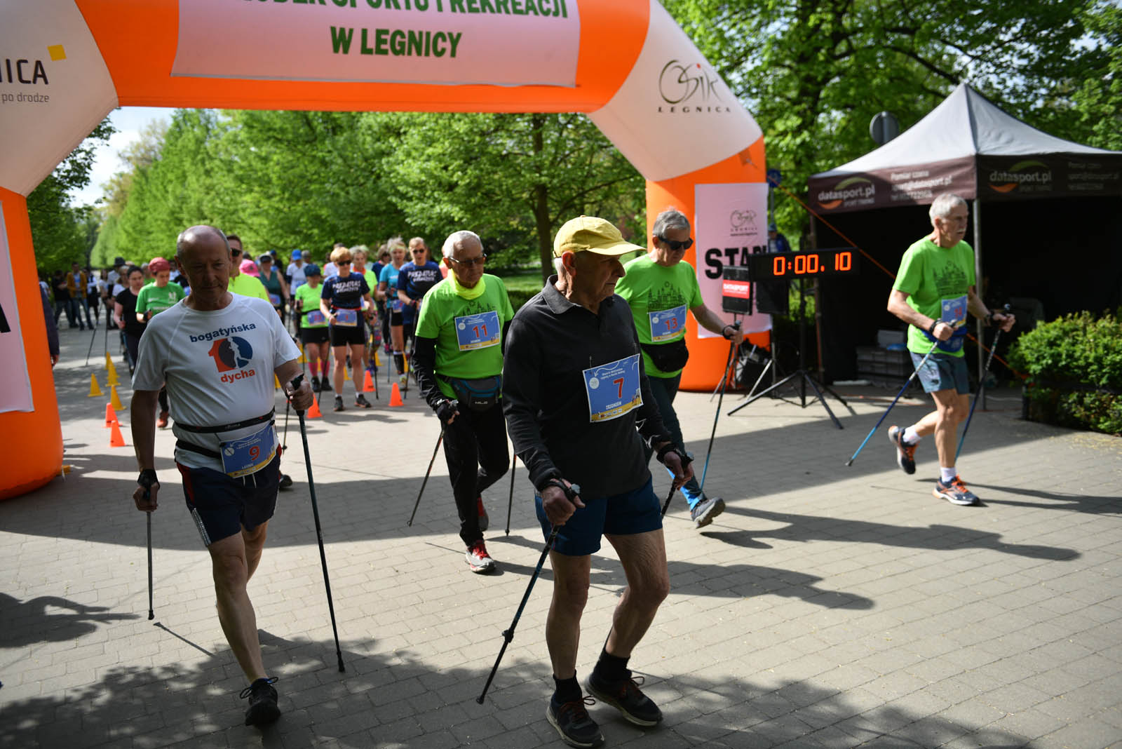Aktywnie, czyli Otwarte Mistrzostwa Legnicy w Nordic Walking