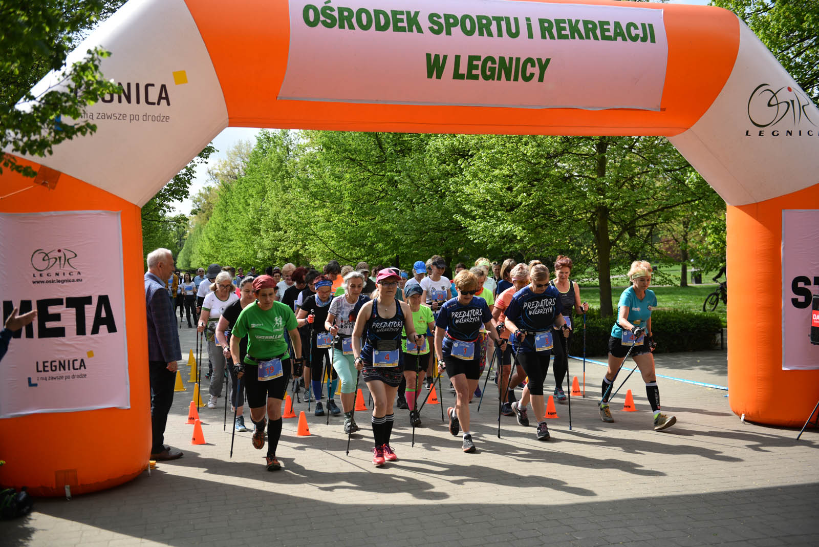 Aktywnie, czyli Otwarte Mistrzostwa Legnicy w Nordic Walking