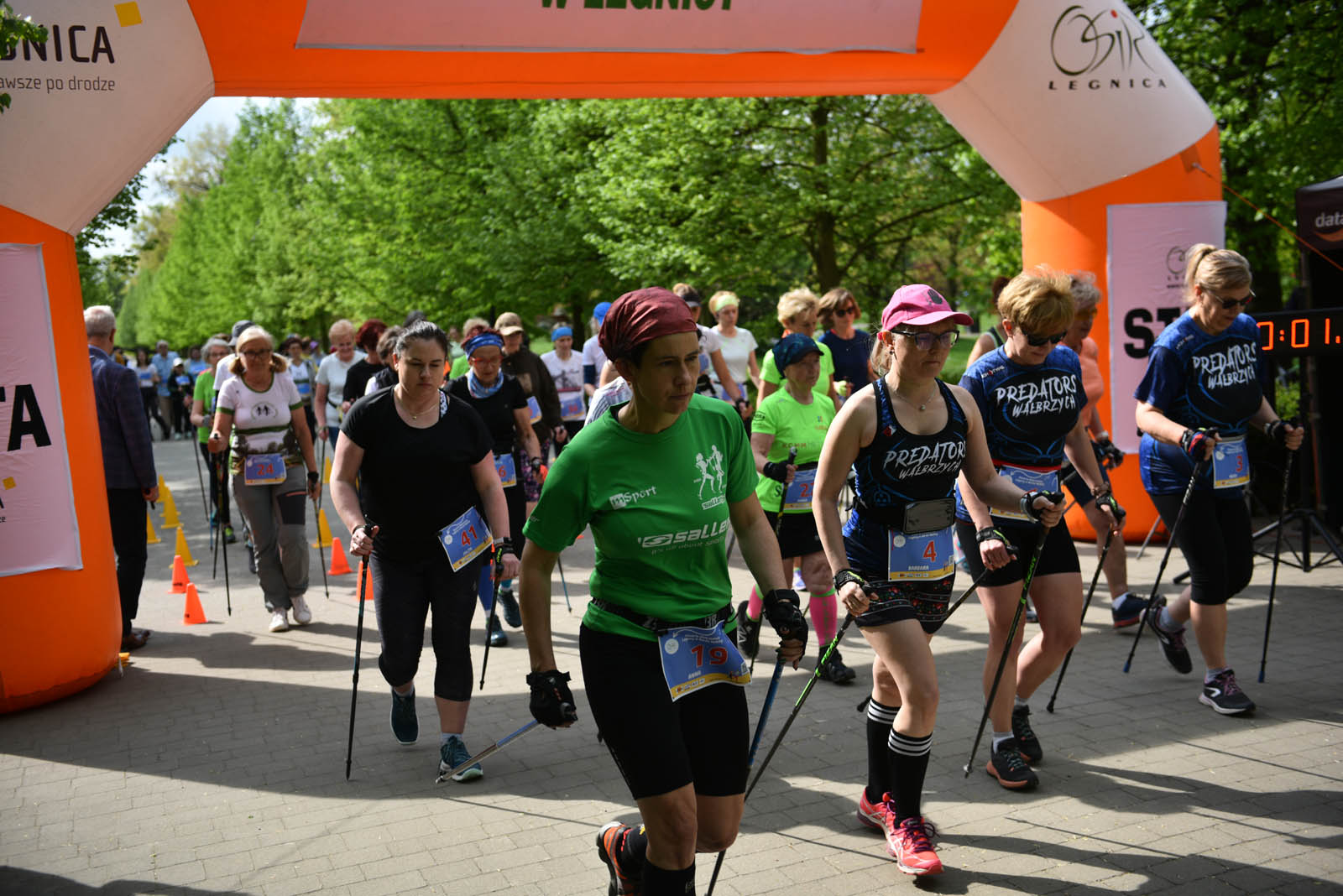 Aktywnie, czyli Otwarte Mistrzostwa Legnicy w Nordic Walking