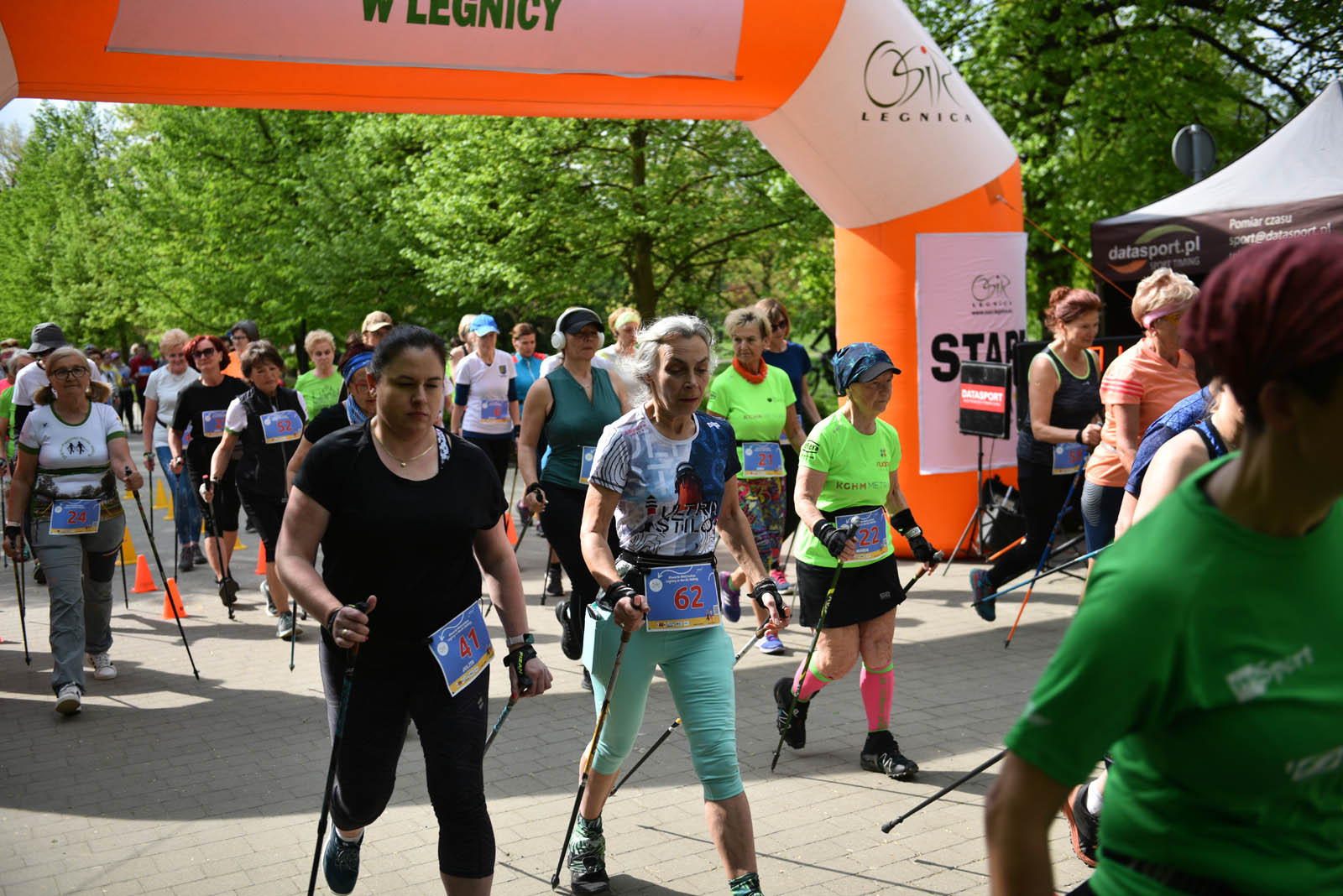 Aktywnie, czyli Otwarte Mistrzostwa Legnicy w Nordic Walking