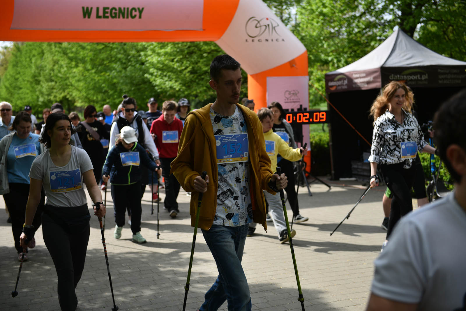 Aktywnie, czyli Otwarte Mistrzostwa Legnicy w Nordic Walking