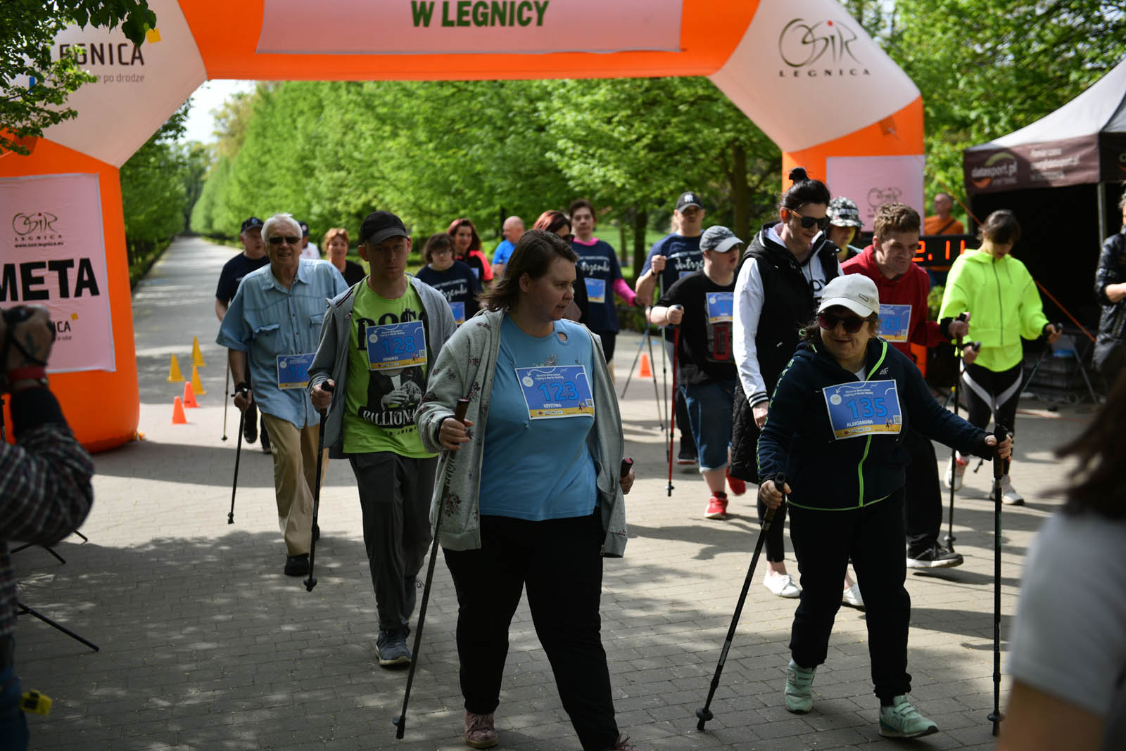 Aktywnie, czyli Otwarte Mistrzostwa Legnicy w Nordic Walking