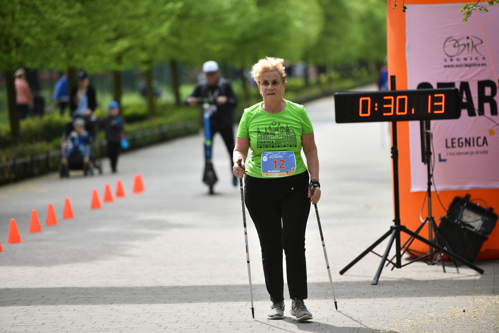 Aktywnie, czyli Otwarte Mistrzostwa Legnicy w Nordic Walking
